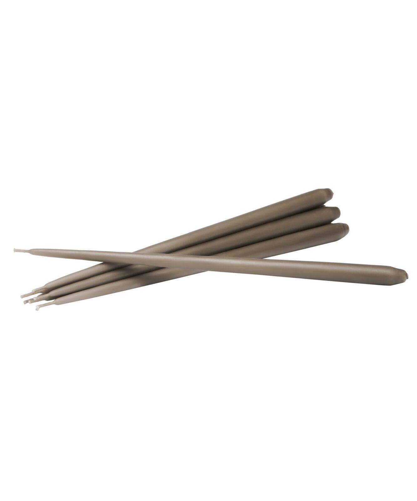 Zestaw 6 świeczek STOFF NAGEL taupe Stoff Nagel Eye on Design