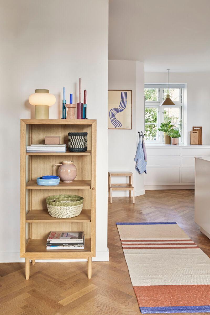 Zestaw czterech świeczników CRAYON drewno dębowe Hübsch Eye on Design