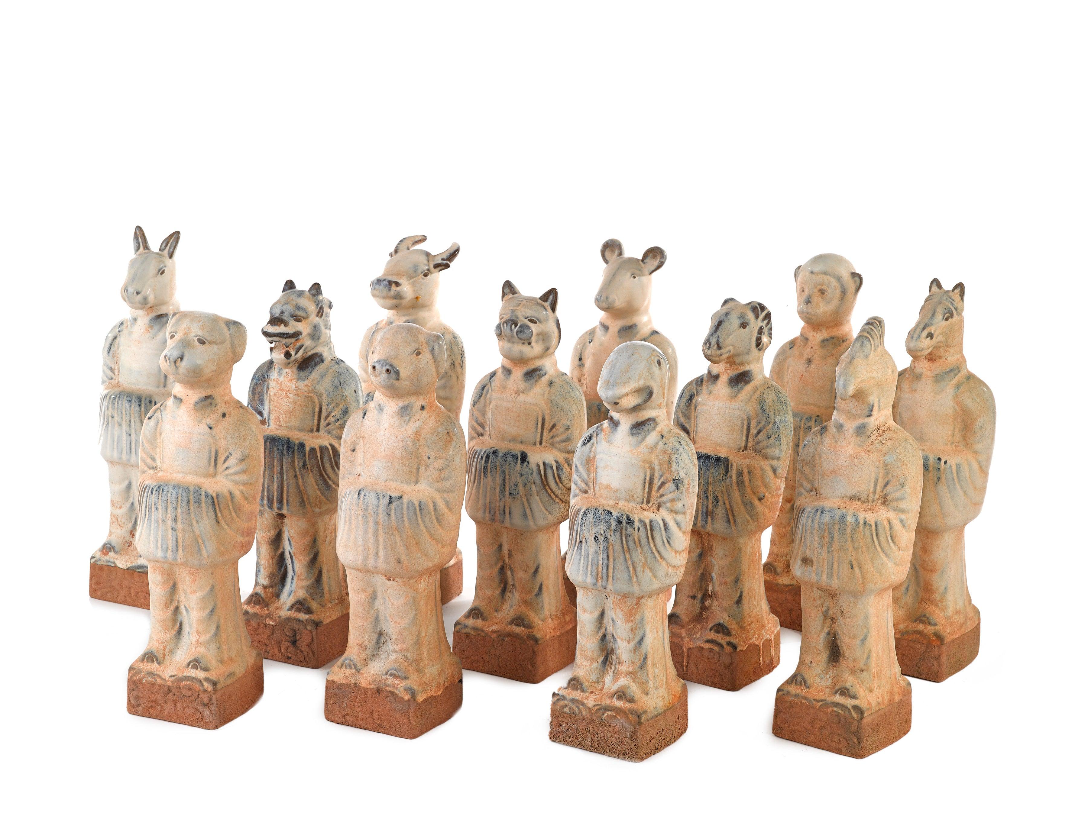 Zestaw dekoracji SYMBOLIC ANIMAL ceramiczny Pols Potten Eye on Design