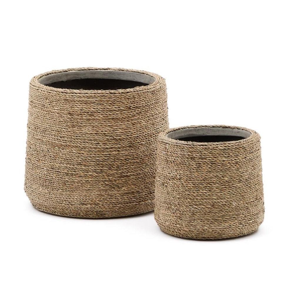 Zestaw doniczek SIGAL trawa esparto La Forma Eye on Design