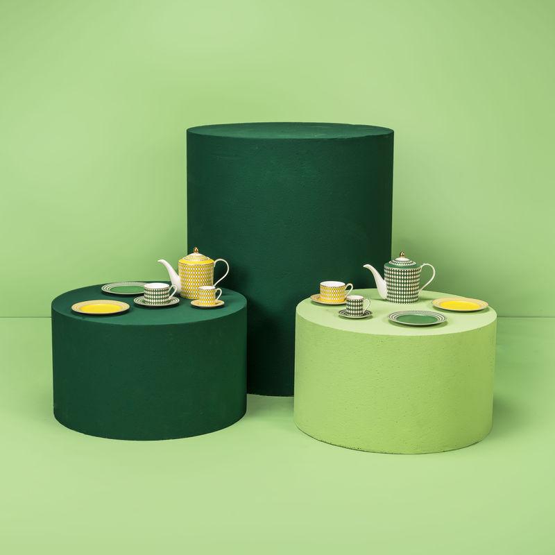 Zestaw filiżanek do espresso CHESS kolorowy Pols Potten Eye on Design