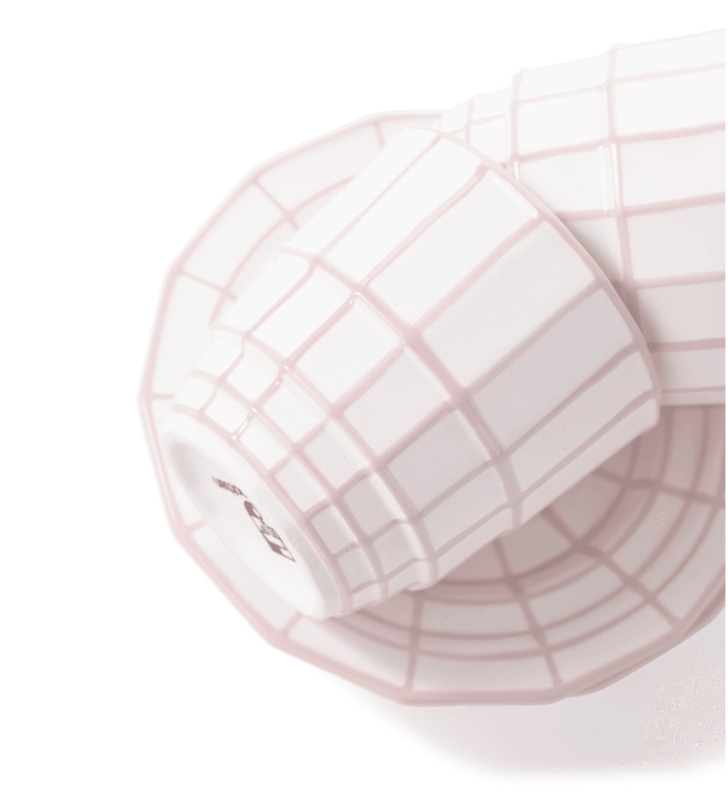 Zestaw filiżanek do espresso DIGI różowy Pols Potten Eye on Design