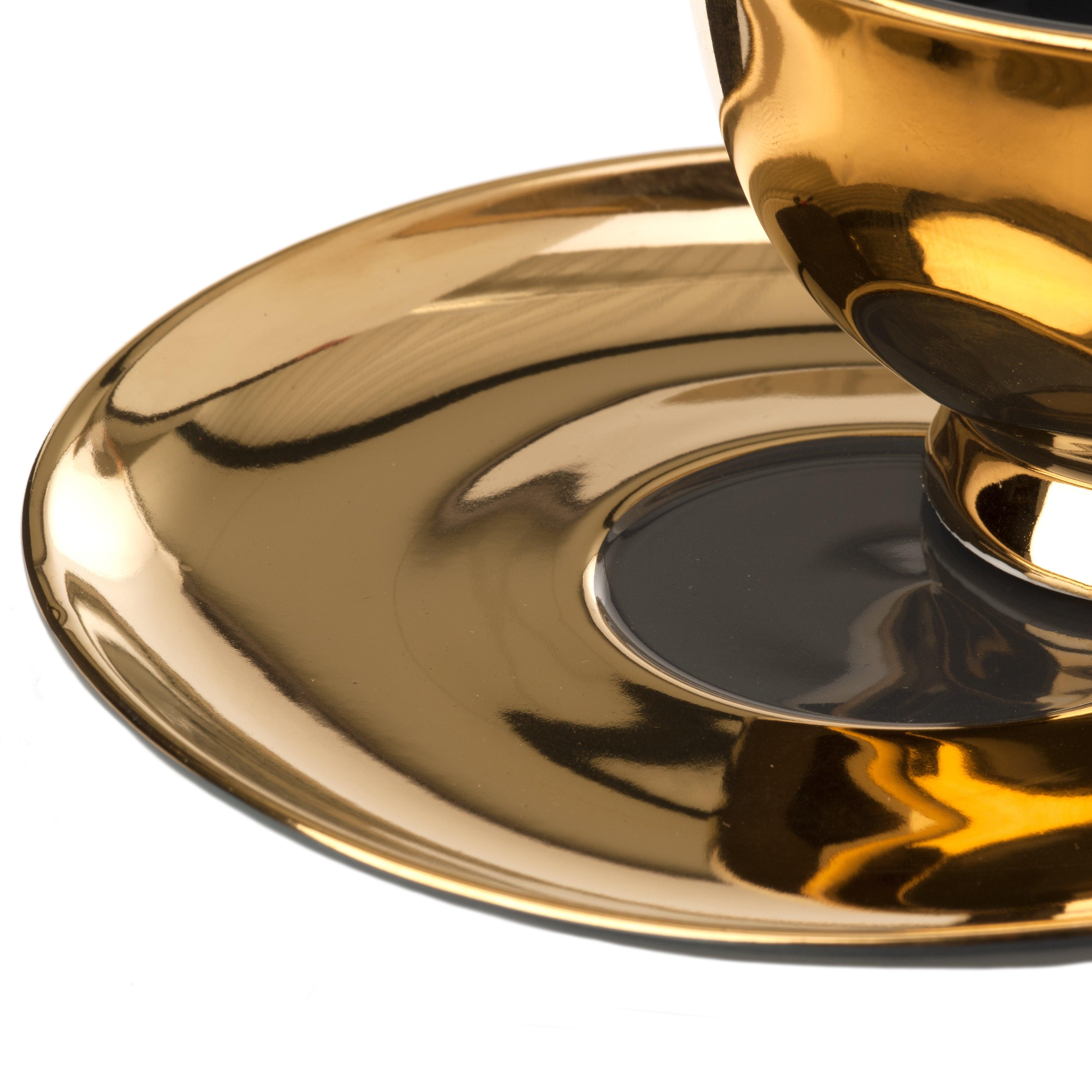 Zestaw filiżanek LEGACY złoty Pols Potten Eye on Design