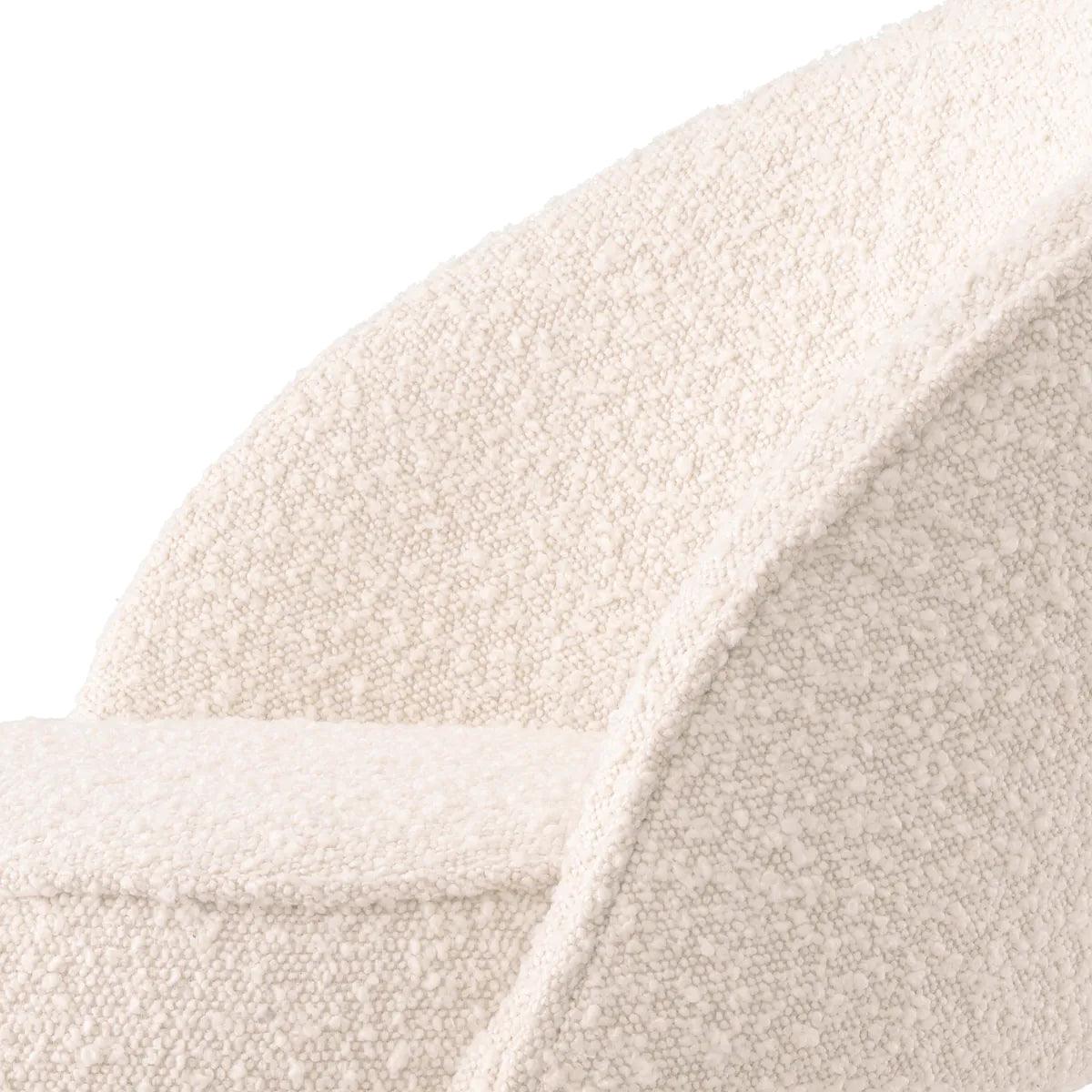 Zestaw hokerów w tkaninie boucle COOPER kremowy Eichholtz Eye on Design