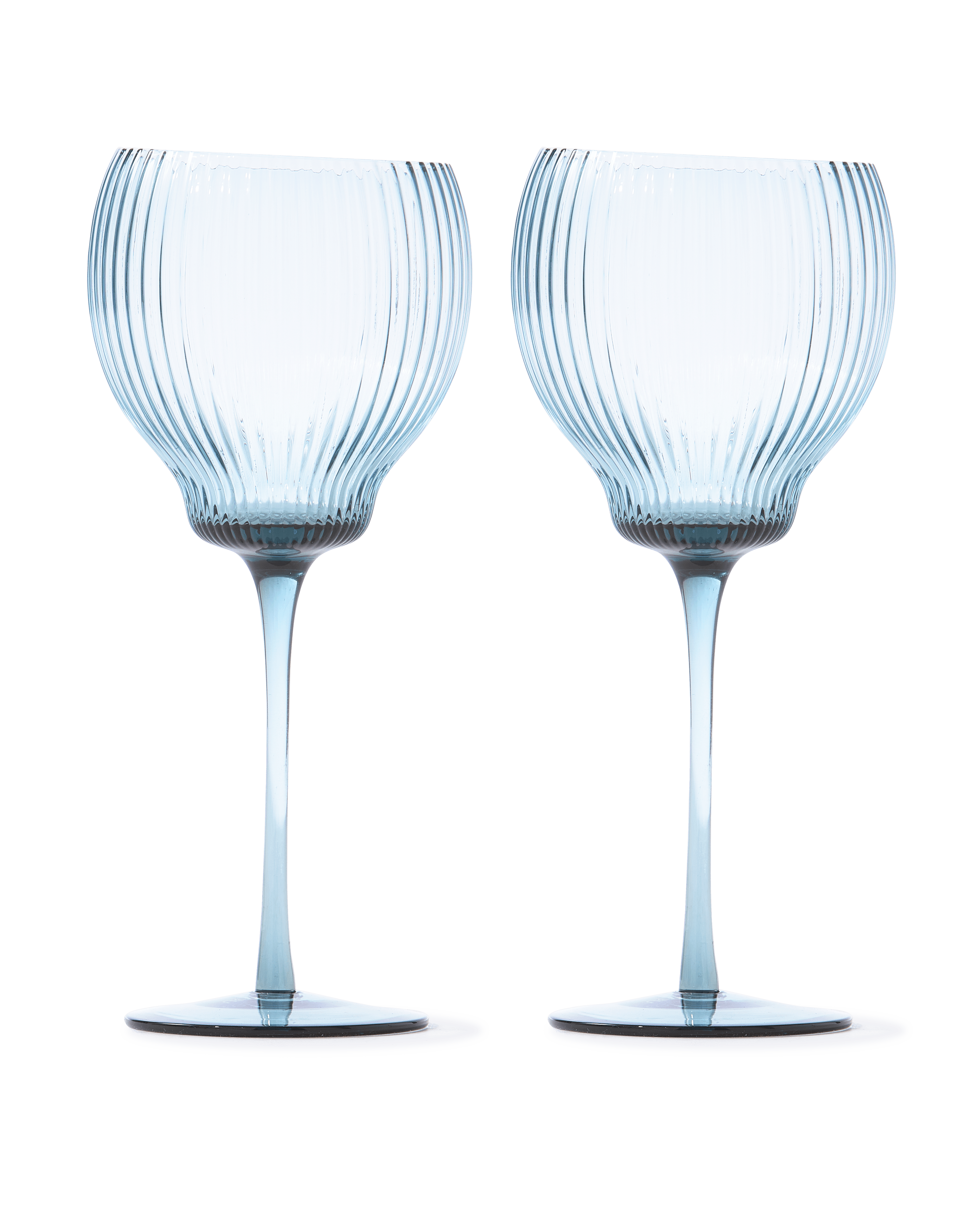Zestaw kieliszków do wina PUM błękitny Pols Potten Ø 9.5 x 22 cm Eye on Design