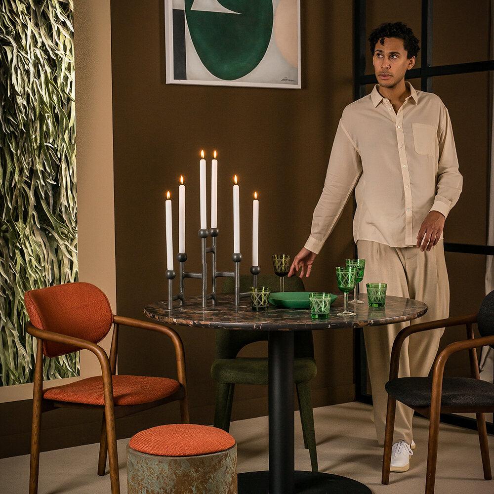 Zestaw kieliszków do wina TIE UP zielony Pols Potten Eye on Design