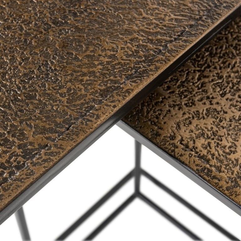 Zestaw konsol BRISTOL mosiądz Richmond Interiors Eye on Design