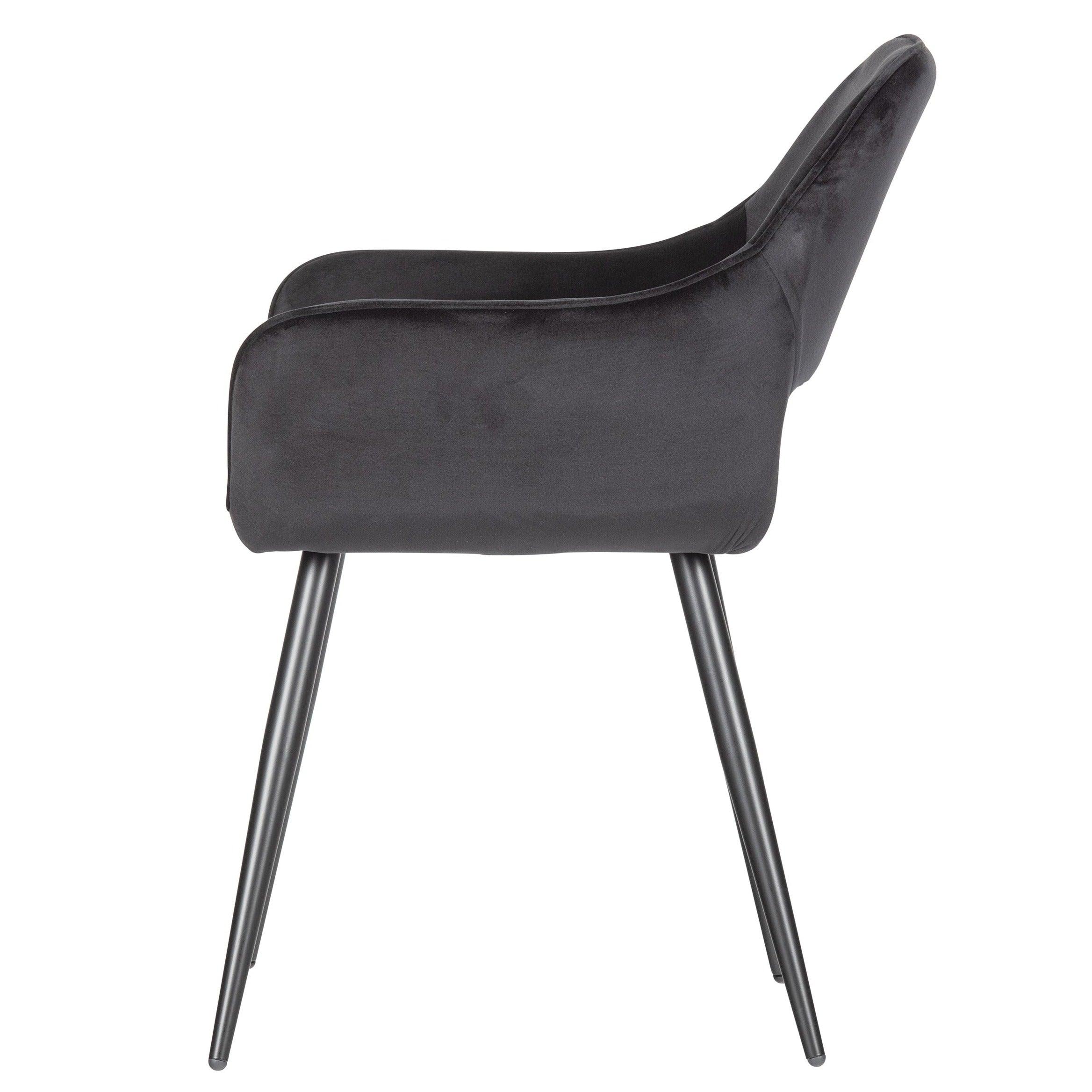 Zestaw krzeseł JELLE czarny Woood Eye on Design