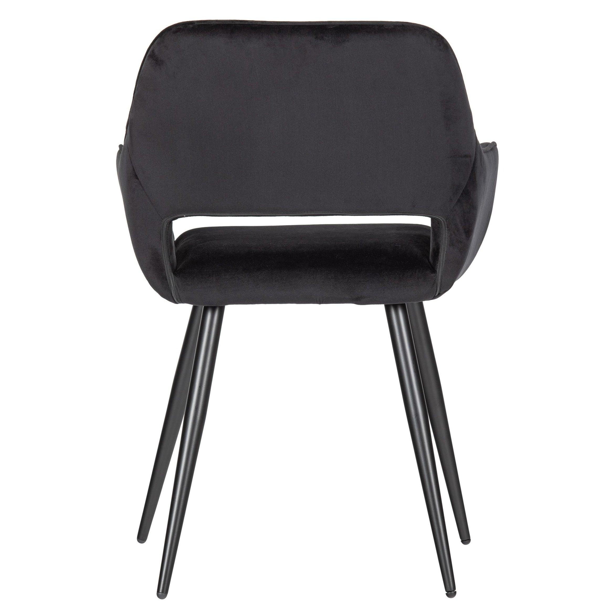 Zestaw krzeseł JELLE czarny Woood Eye on Design