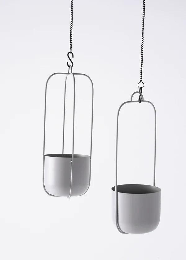 Zestaw osłonek wiszących LOTUS szary Hübsch Eye on Design