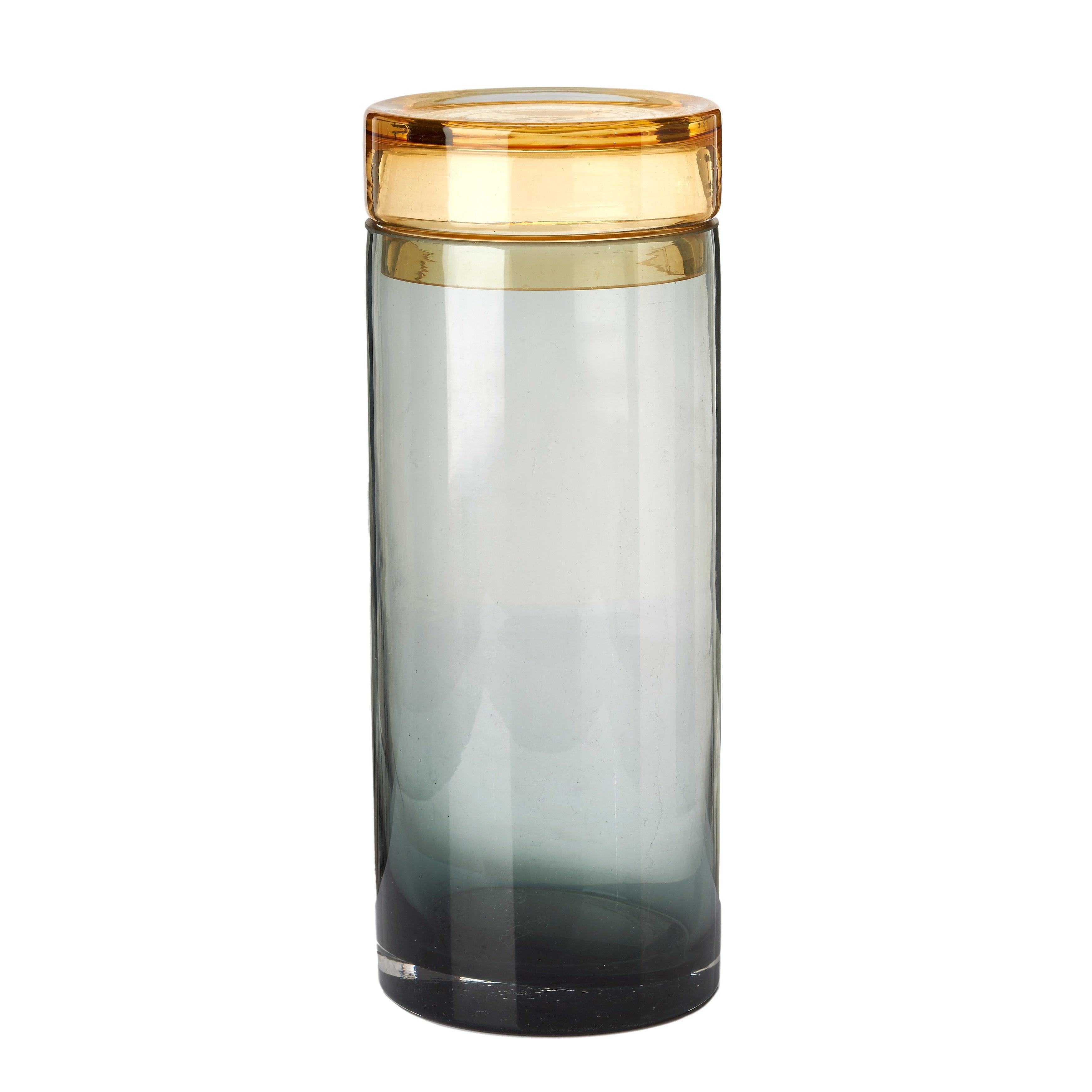 Zestaw słoików CAPS AND JARS brązowy z zielonym Pols Potten Eye on Design