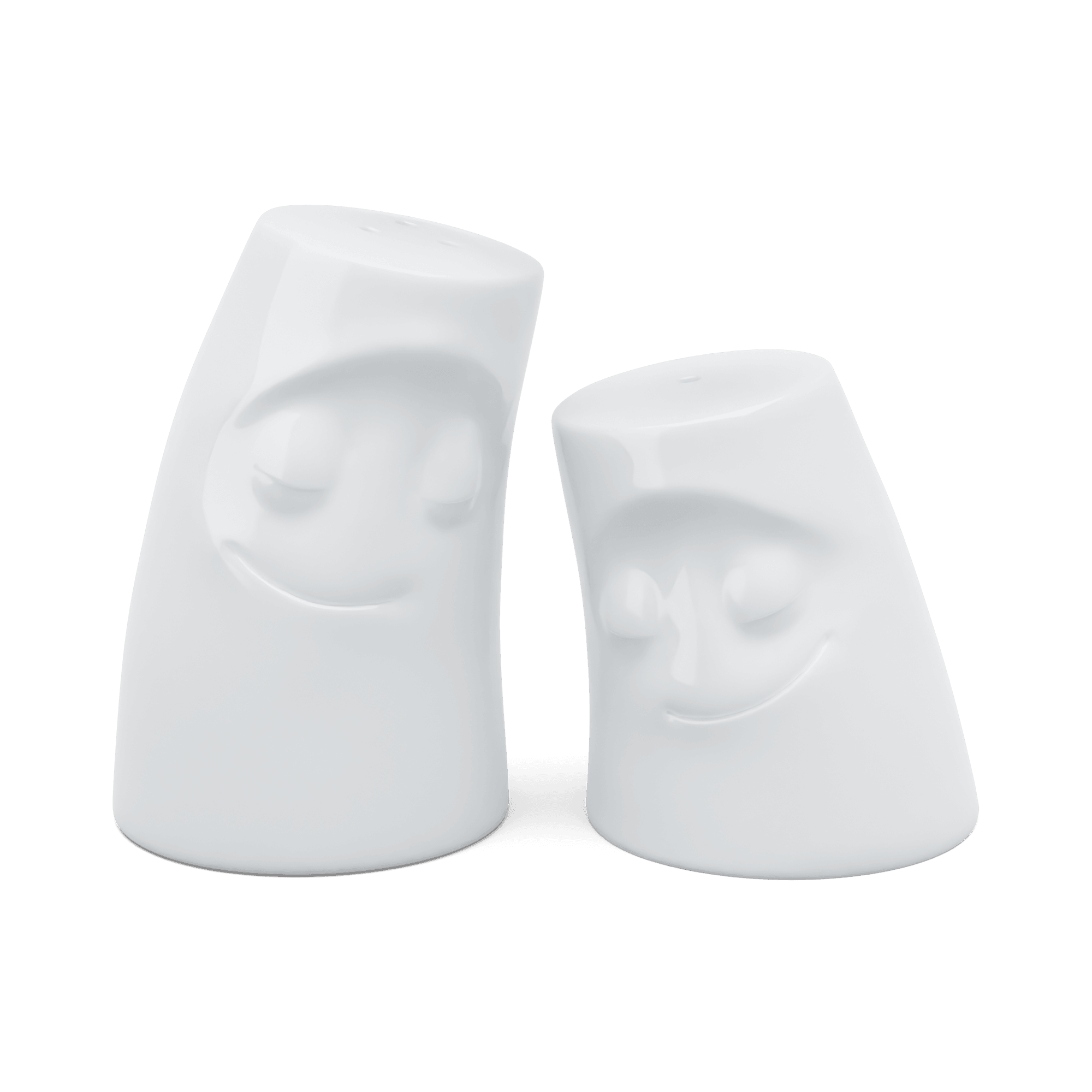 Zestaw solniczka i pieprzniczka CUDDLY & COZY biały 58products Eye on Design