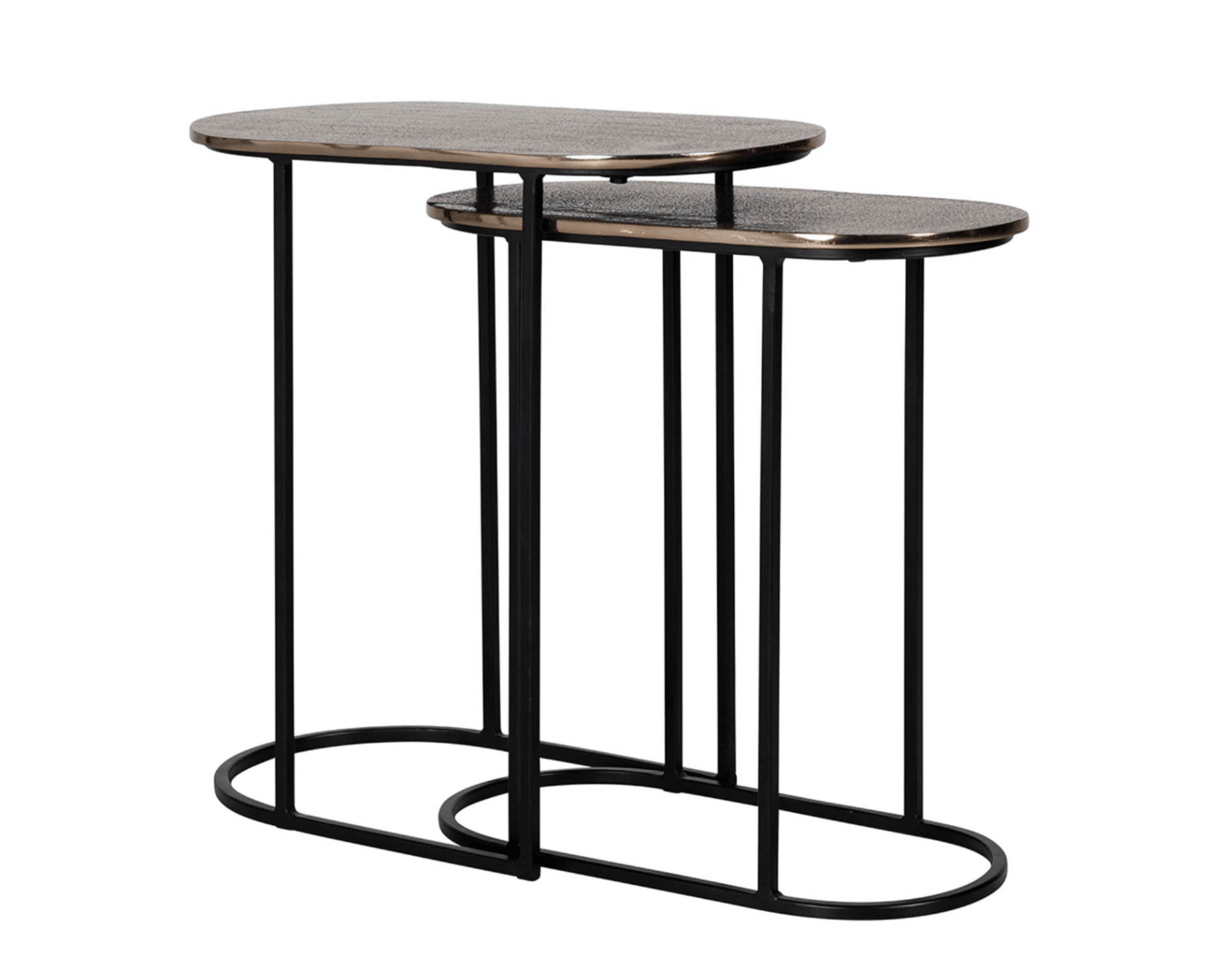 Zestaw stolików CHANDON szampański złoty Richmond Interiors Eye on Design