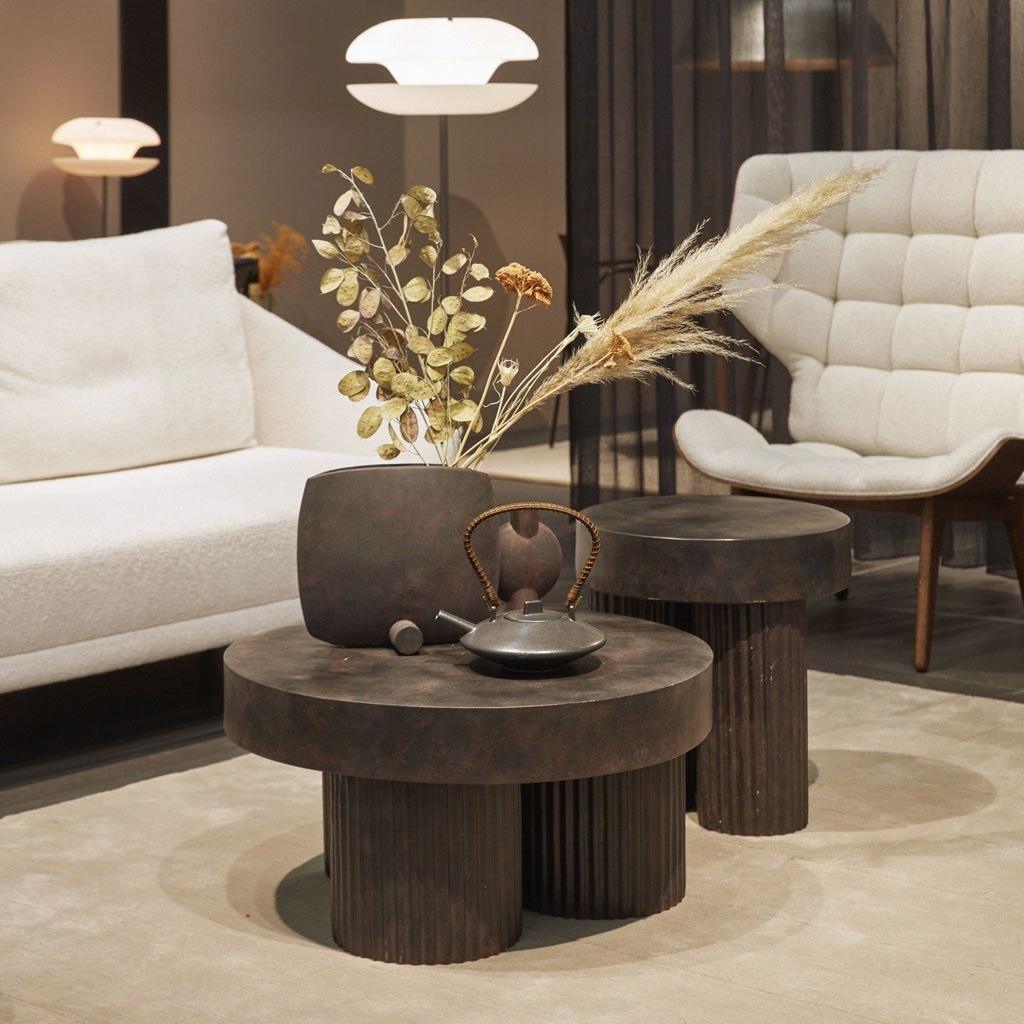 Zestaw stolików GEAR czarny beton NORR11 Eye on Design