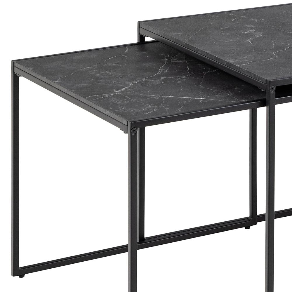 Zestaw stolików kawowych INFINITY czarny Home Essentials Eye on Design