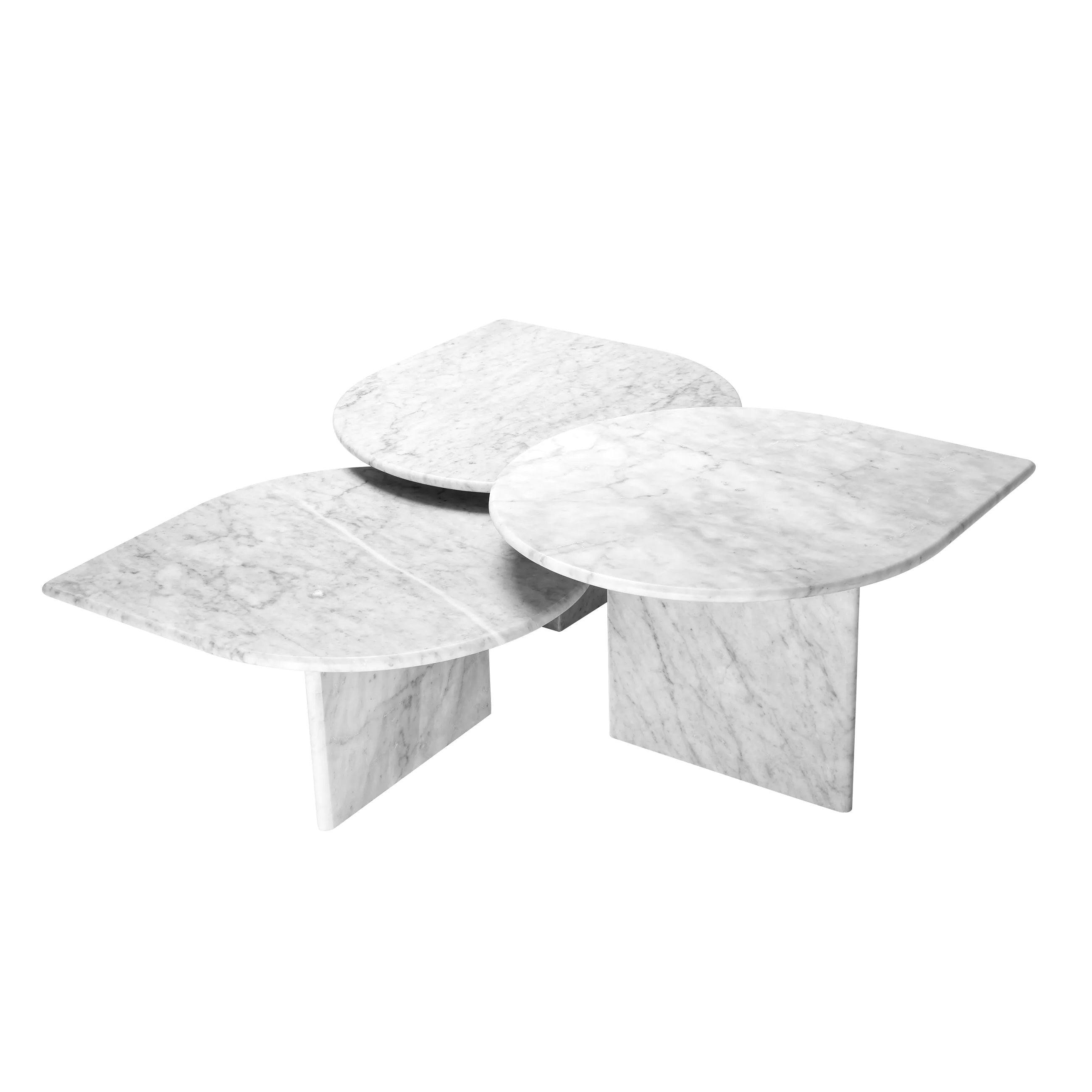 Zestaw stolików kawowych NAPLES biały Eichholtz Eye on Design