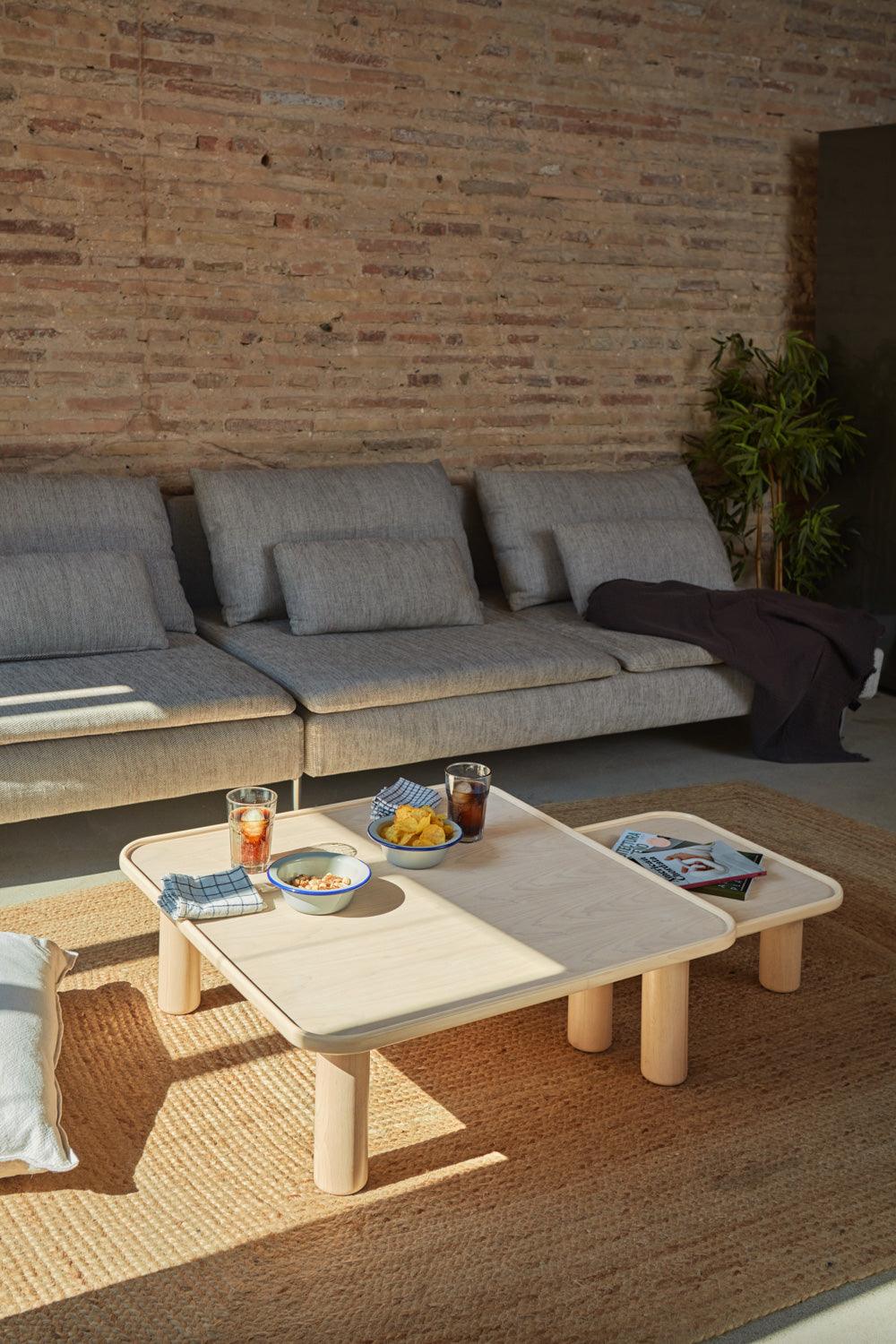 Zestaw stolików kawowych NEST drewniany Teulat Eye on Design