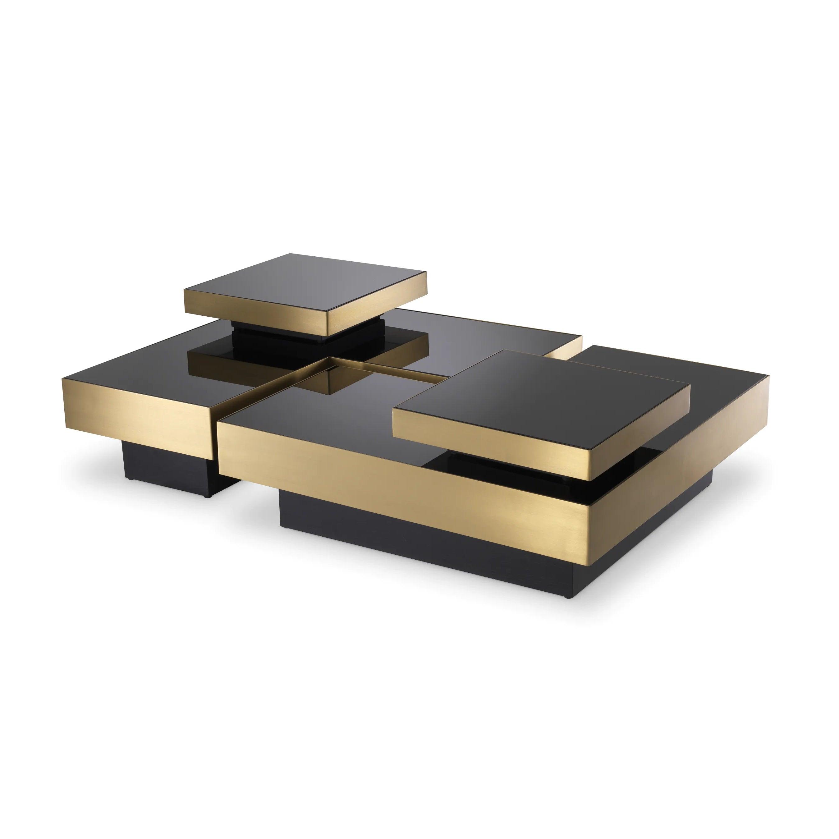 Zestaw stolików NIO mosiężny Eichholtz Eye on Design