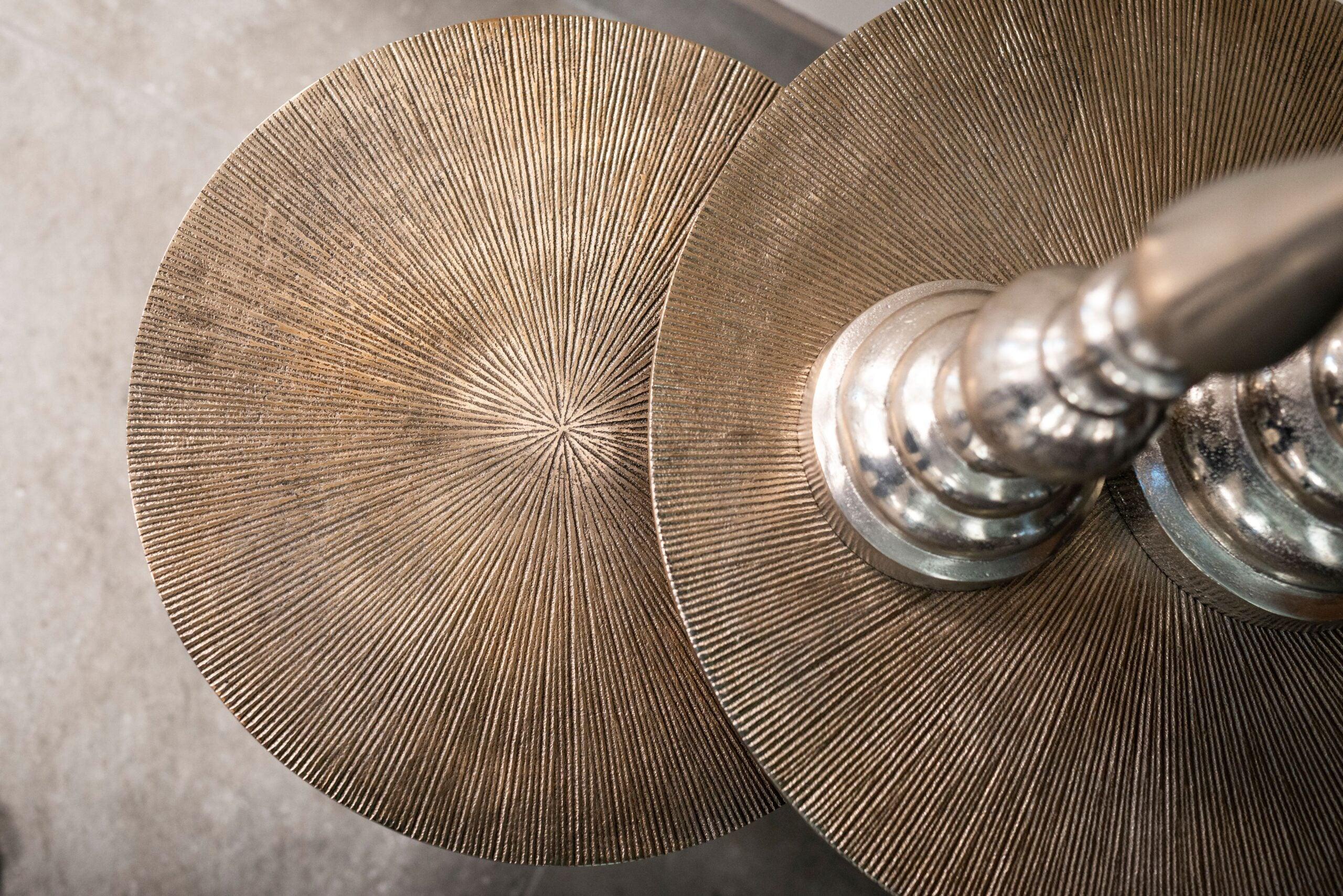 Zestaw stolików VITTORIO szampański złoty Richmond Interiors Eye on Design