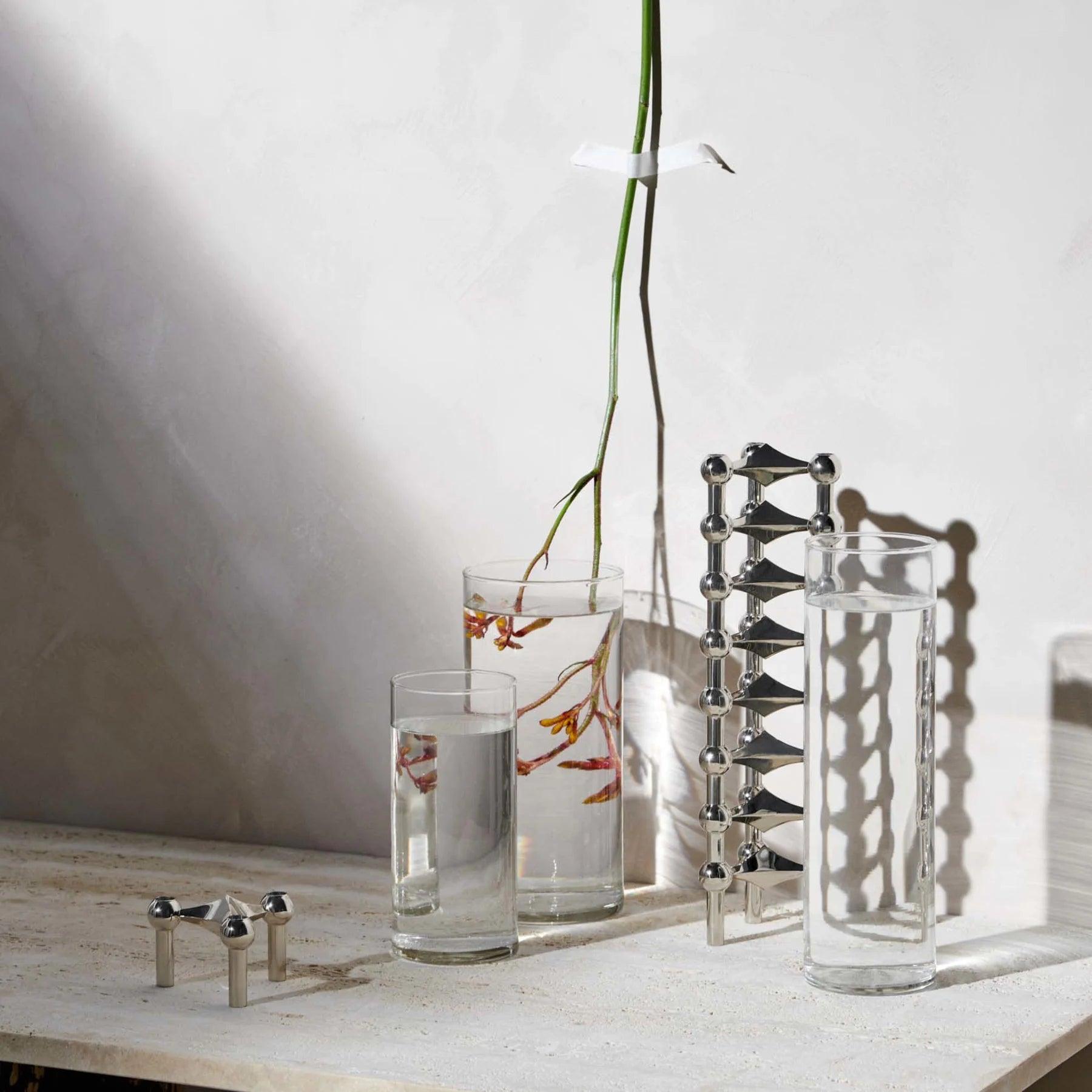 Zestaw świeczników STOFF NAGEL chrom Stoff Nagel Eye on Design