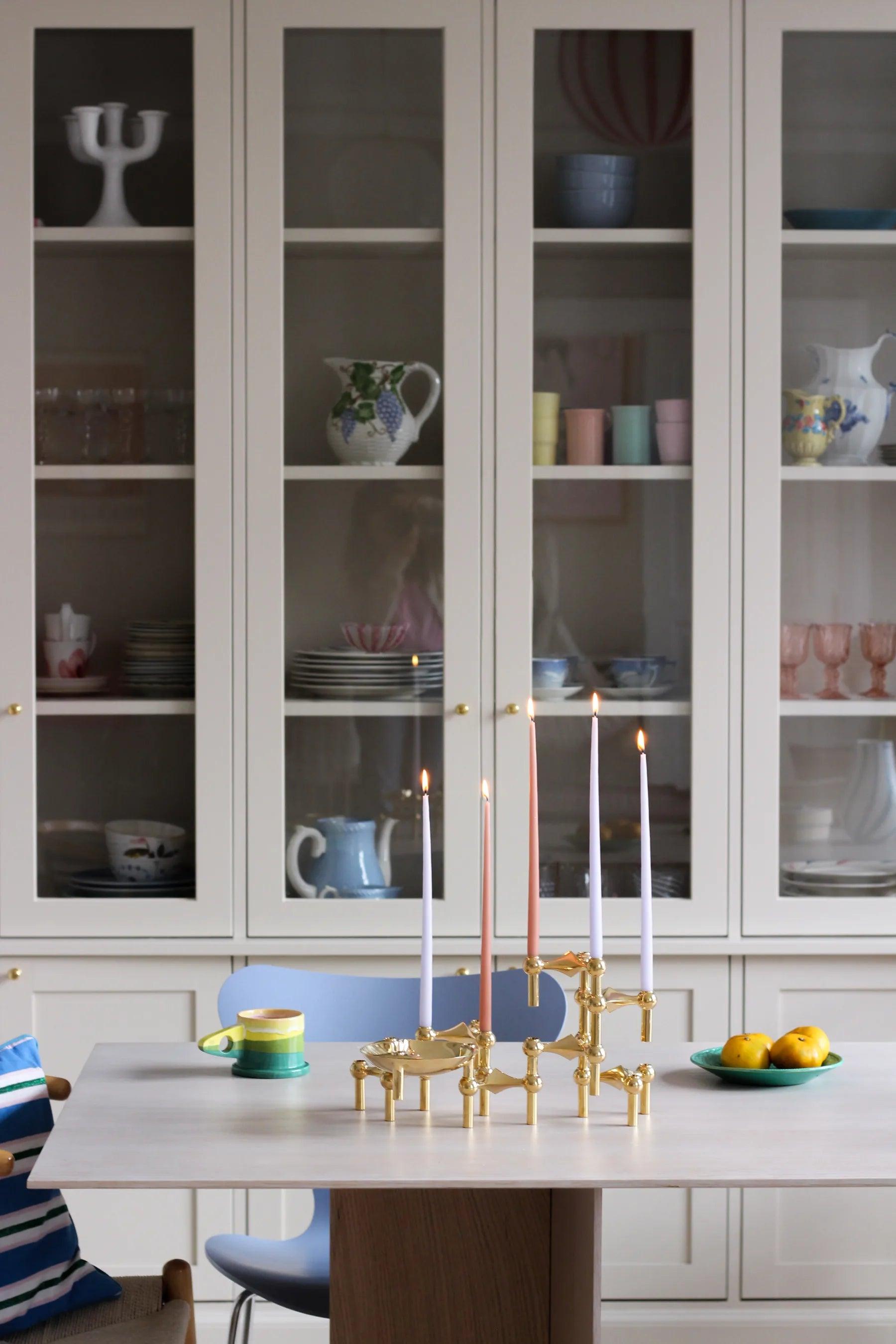 Zestaw świeczników STOFF NAGEL mosiężny Stoff Nagel Eye on Design