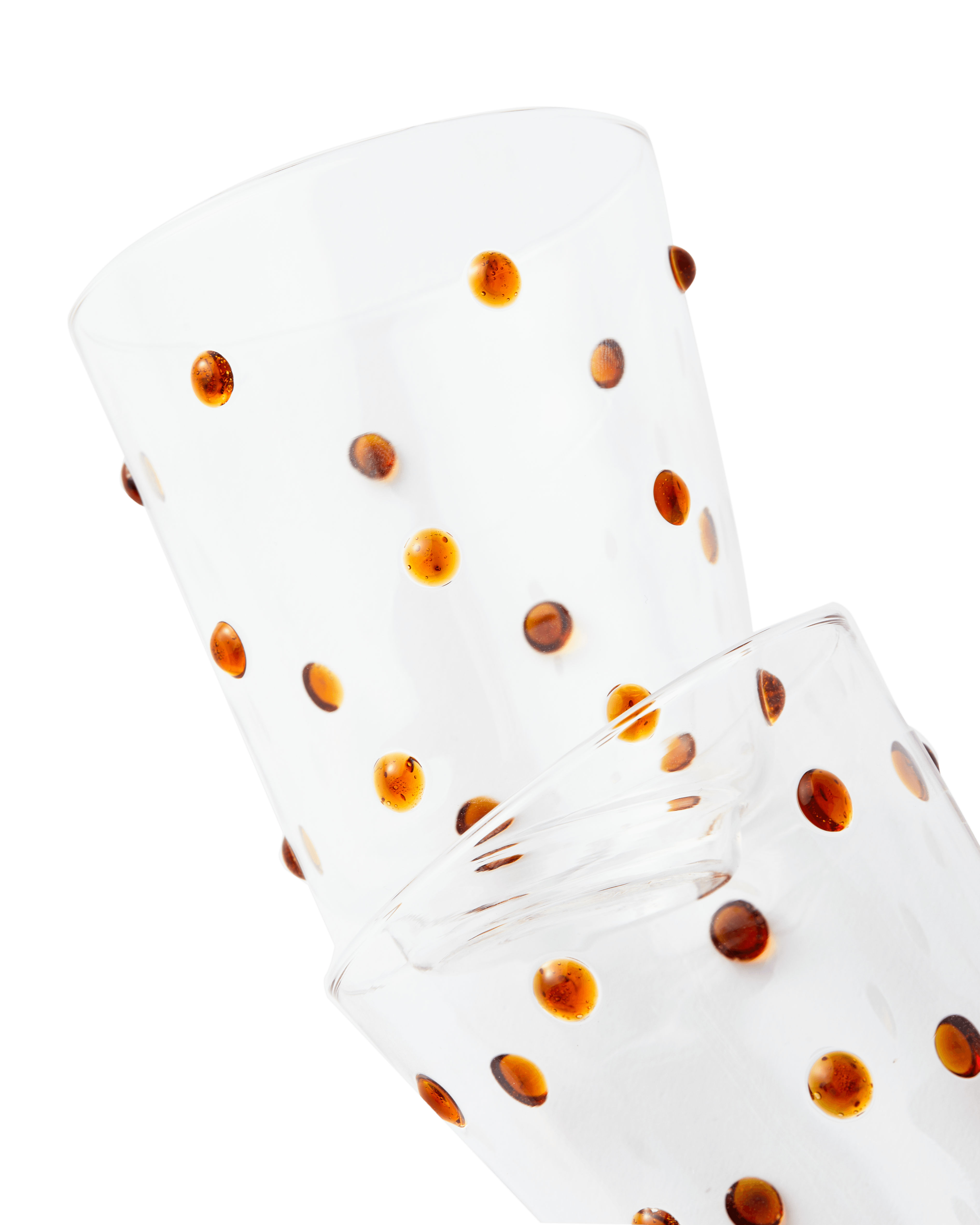 Zestaw szklanek NOB brązowy Pols Potten Eye on Design