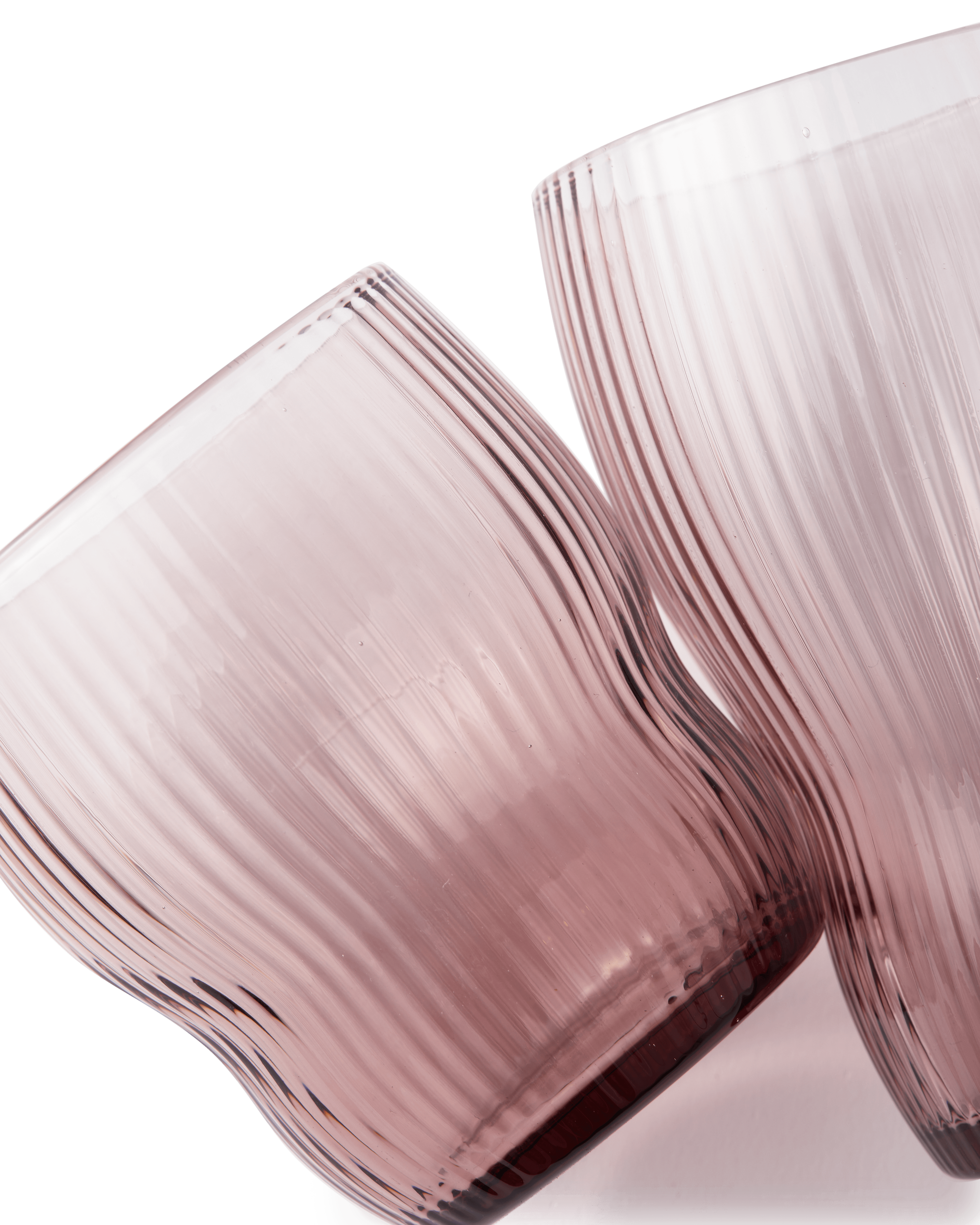 Zestaw szklanek PUM śliwkowy Pols Potten Eye on Design