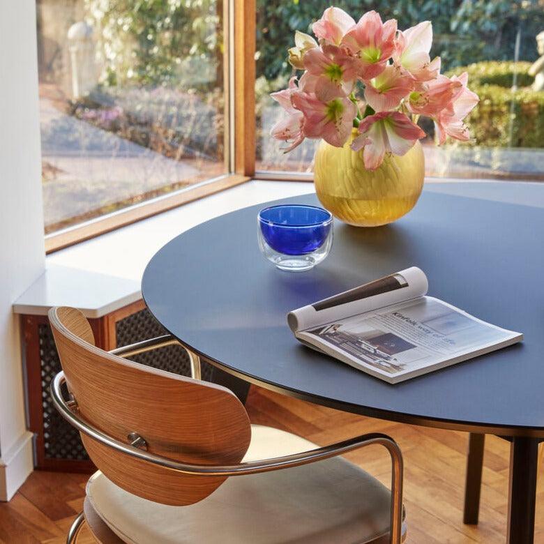 Zestaw szklanych misek KIOSK niebieska Hübsch Eye on Design