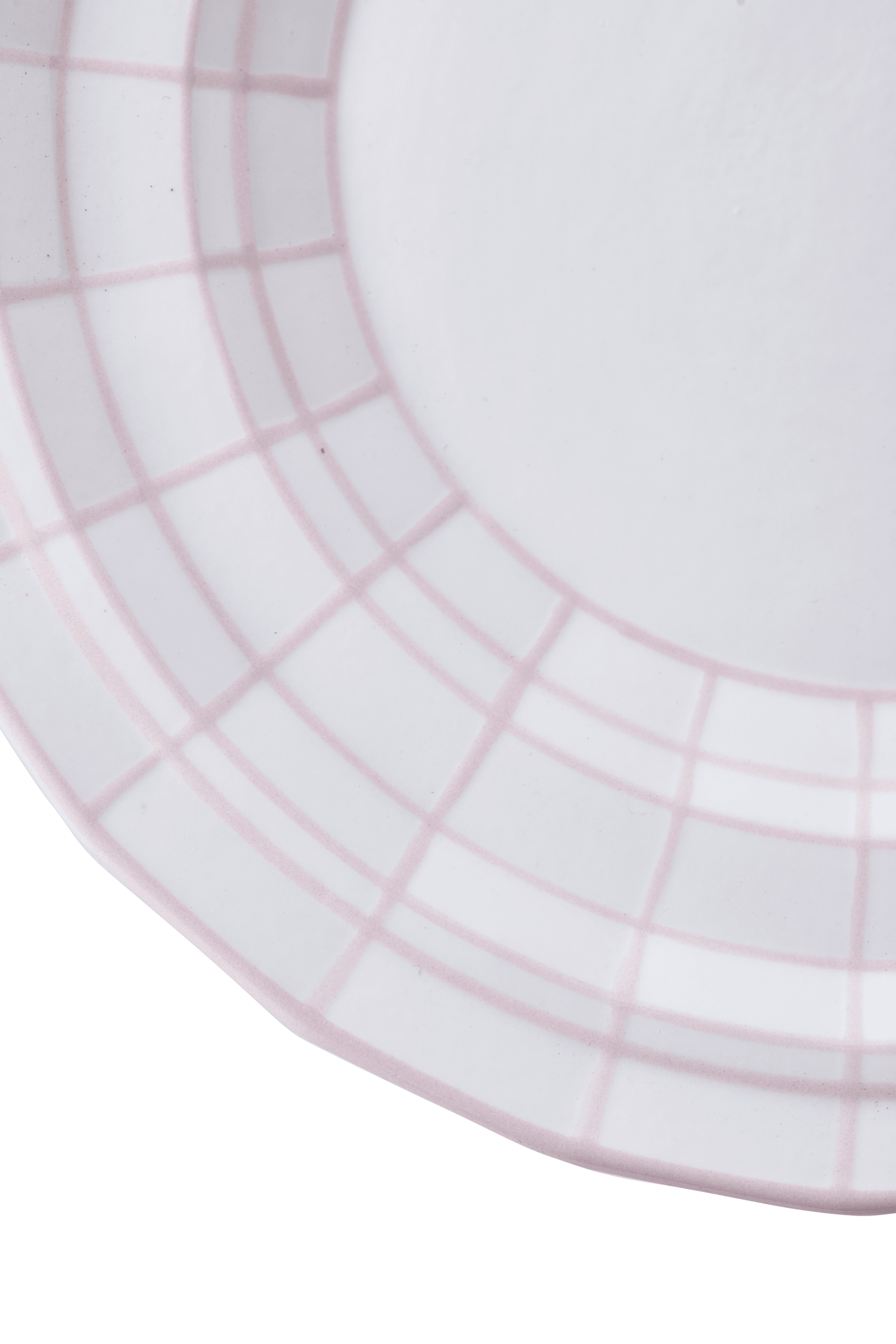 Zestaw talerzy DIGI jasnoróżowy Pols Potten Eye on Design