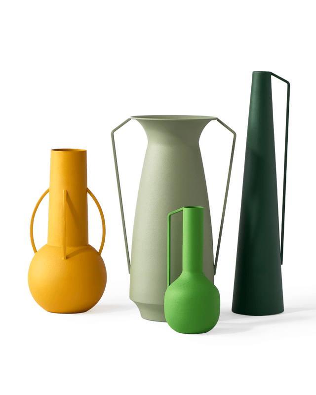 Zestaw wazonów ROMAN oliwkowy Pols Potten Eye on Design