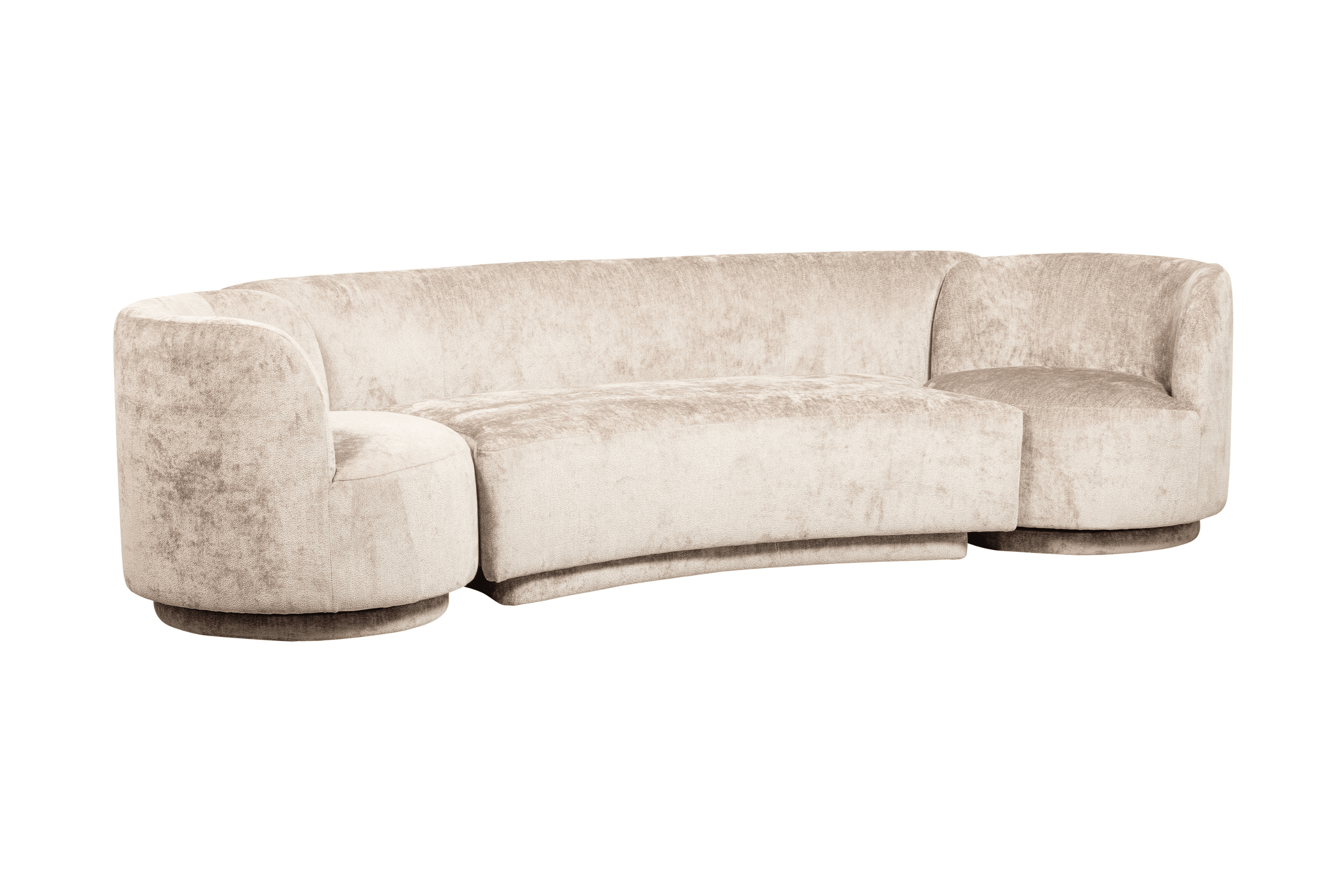 Zestaw wypoczynkowy z fotelami POPULAR beżowy Be Pure Eye on Design