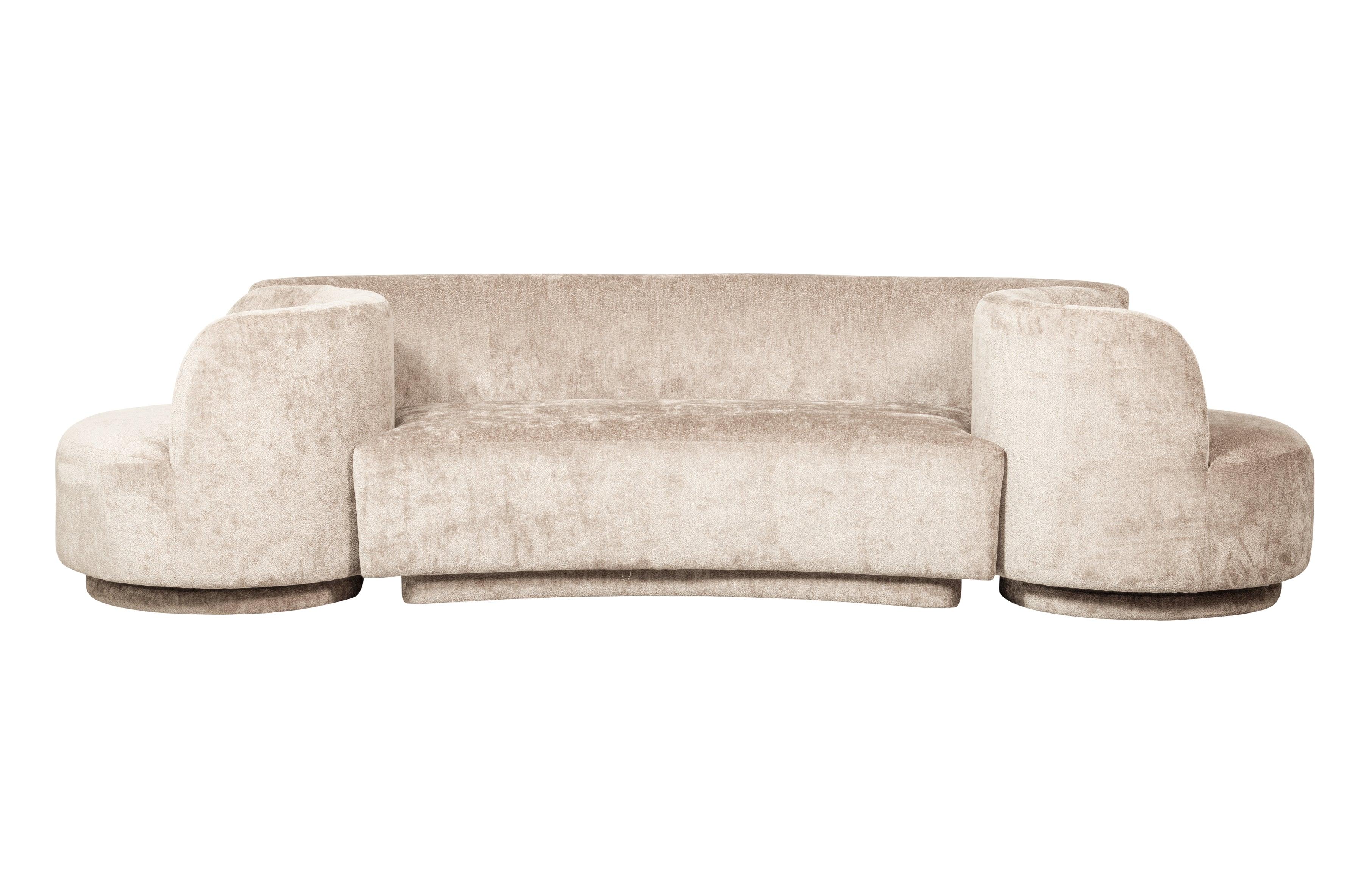 Zestaw wypoczynkowy z fotelami POPULAR beżowy Be Pure Eye on Design