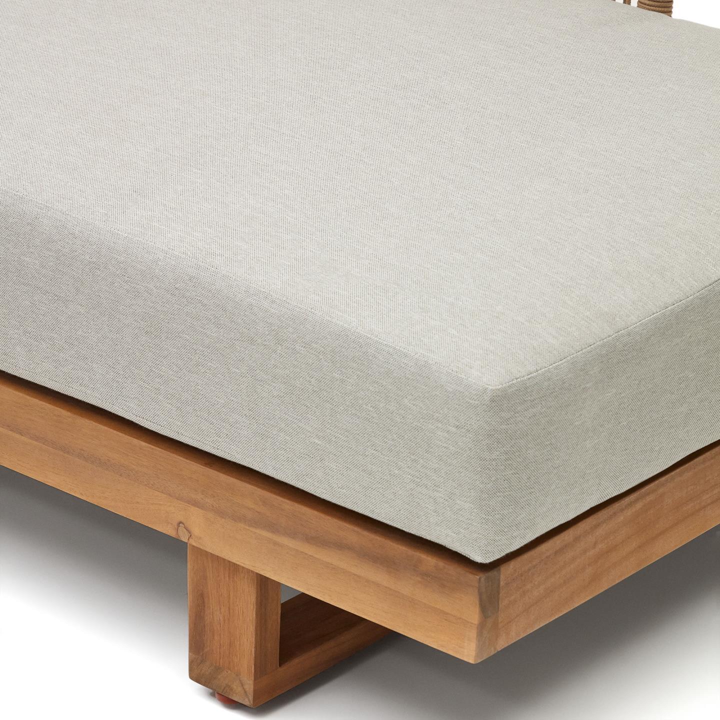 Zestaw zewnętrzny sofa i stolik kawowy RACO lite drewno akacjowe La Forma Eye on Design