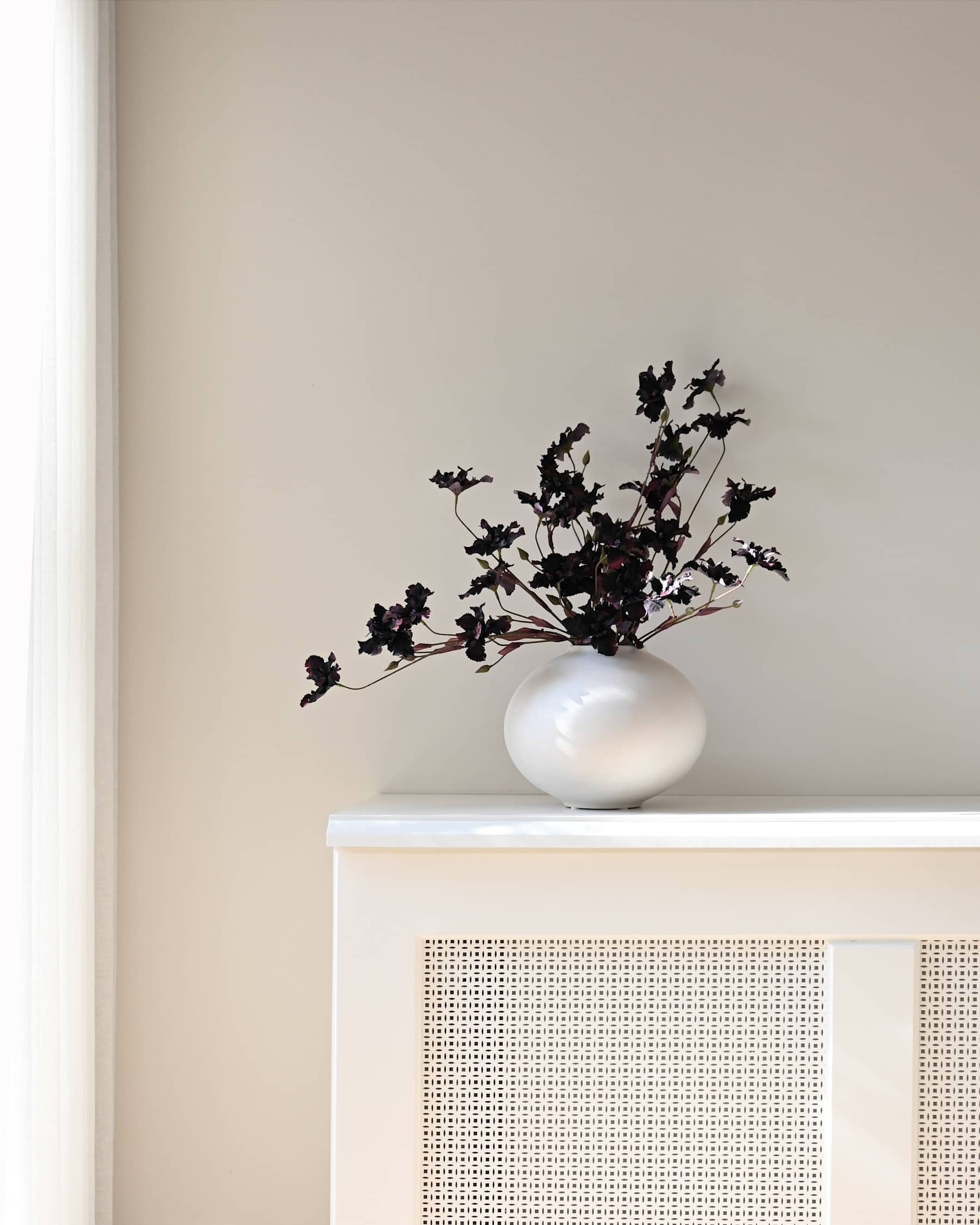 Váza SUNAO FAT biela