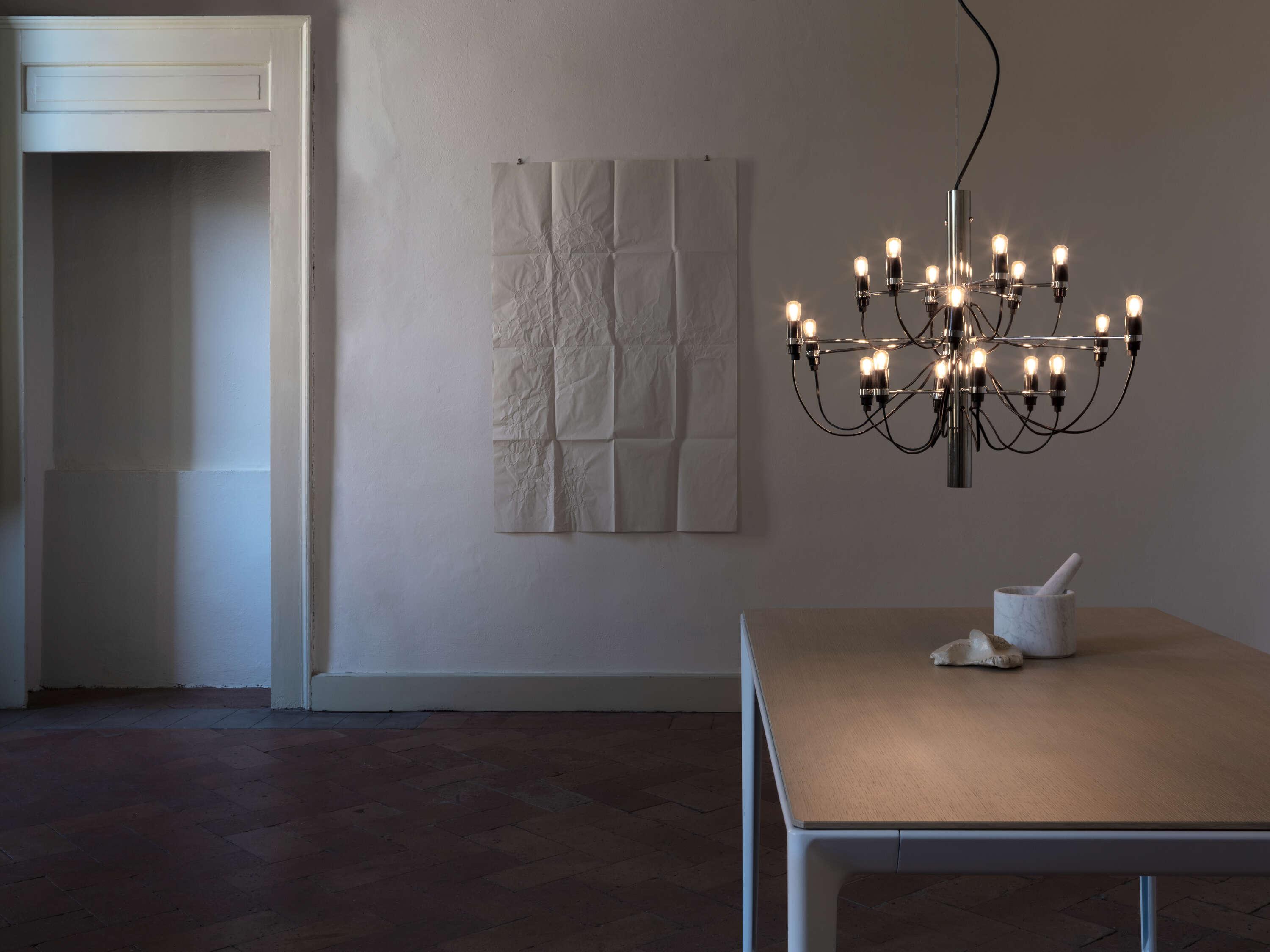 Żyrandol 2097 chromowany Flos Eye on Design