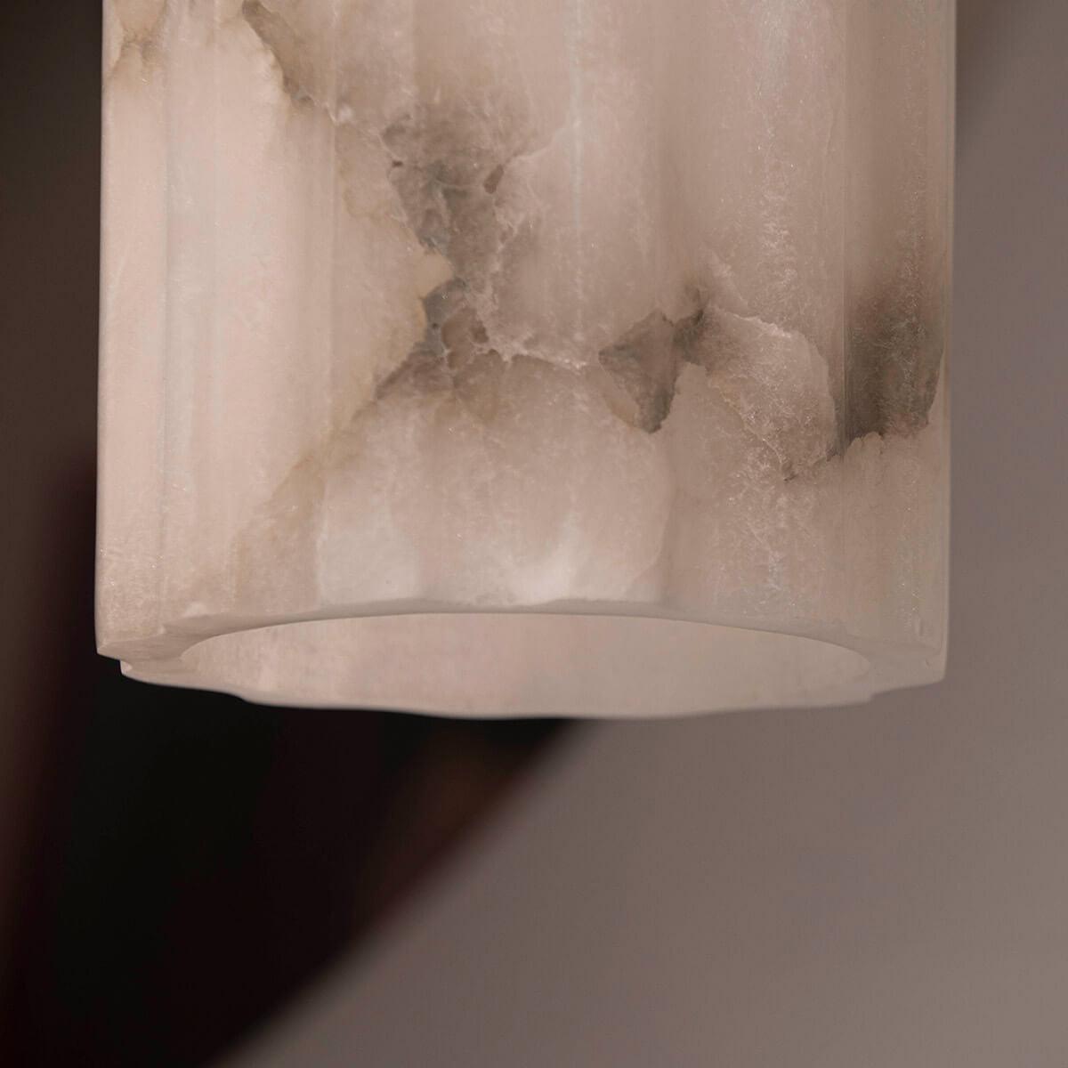 Żyrandol alabastrowy URANIA nikiel Embassy Interiors Eye on Design