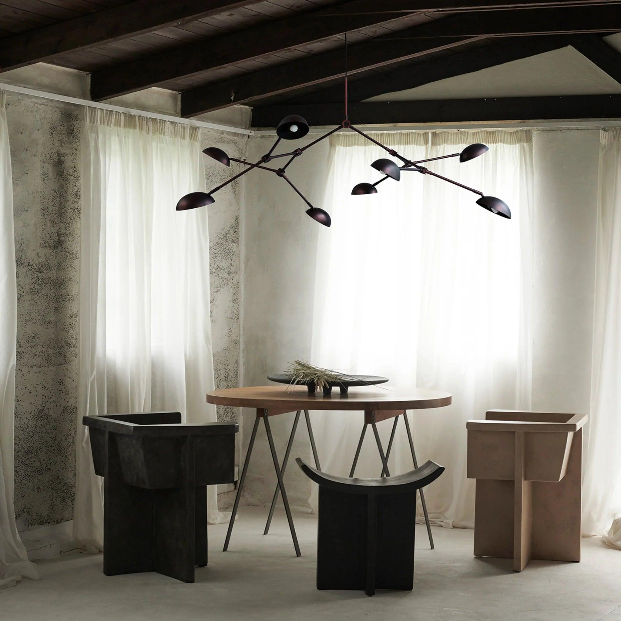 Żyrandol DROP przypalany czarny 101 Copenhagen Eye on Design