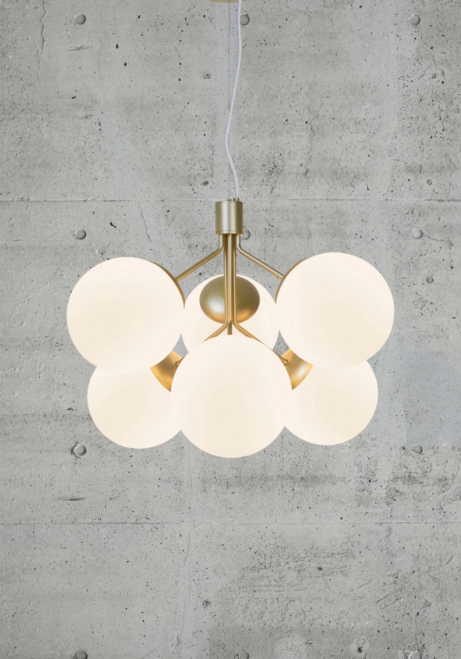 Żyrandol IVONA mosiężny Nordlux Eye on Design