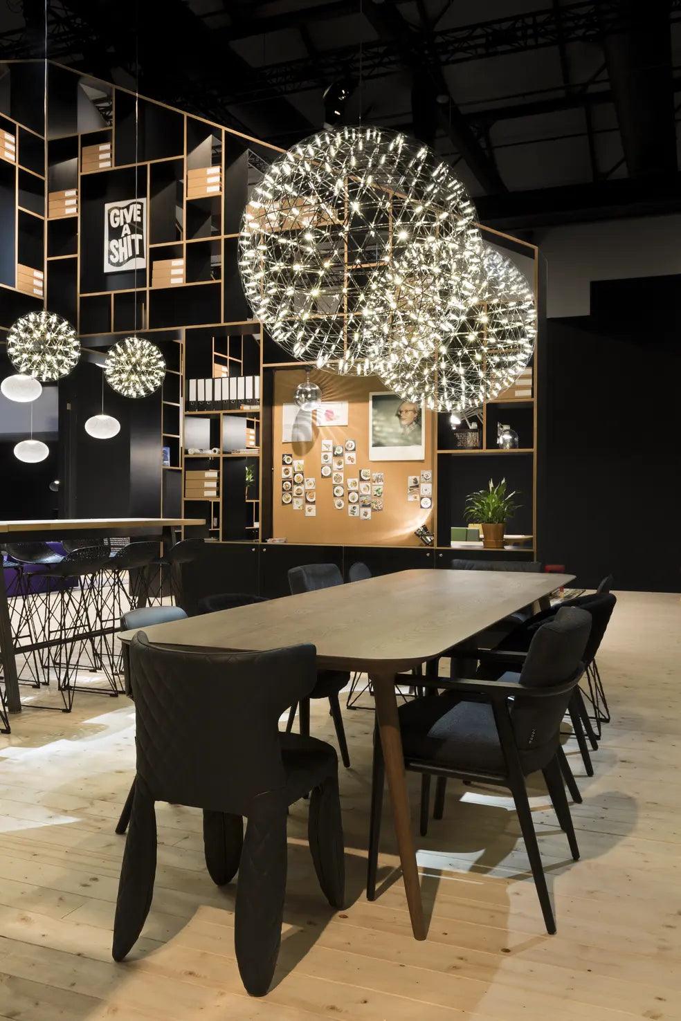 Żyrandol RAIMOND II stal nierdzewna Moooi Eye on Design