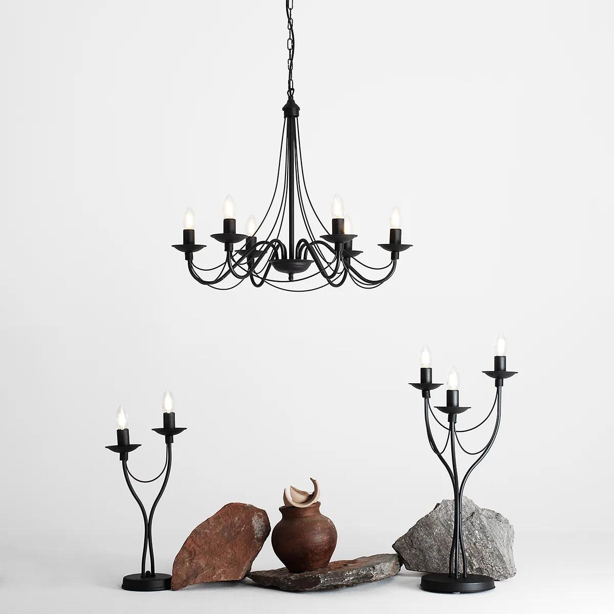 Żyrandol ROSE czarny Artera Eye on Design