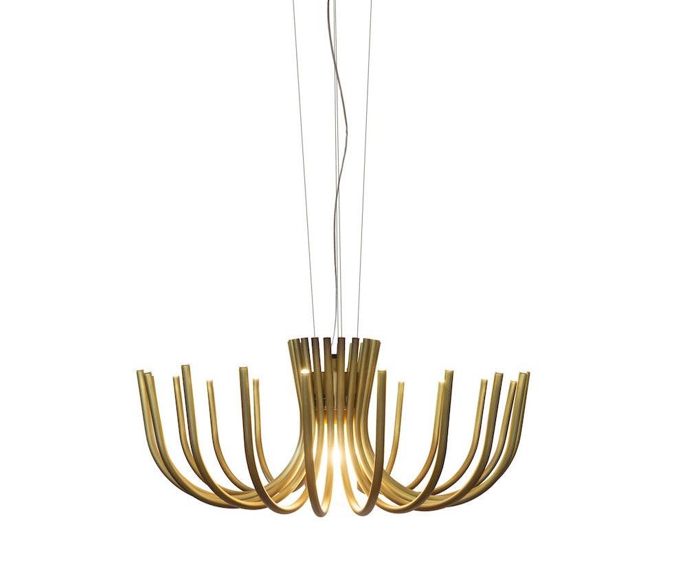 Żyrandol STARDUST satynowy brąz Contardi Eye on Design