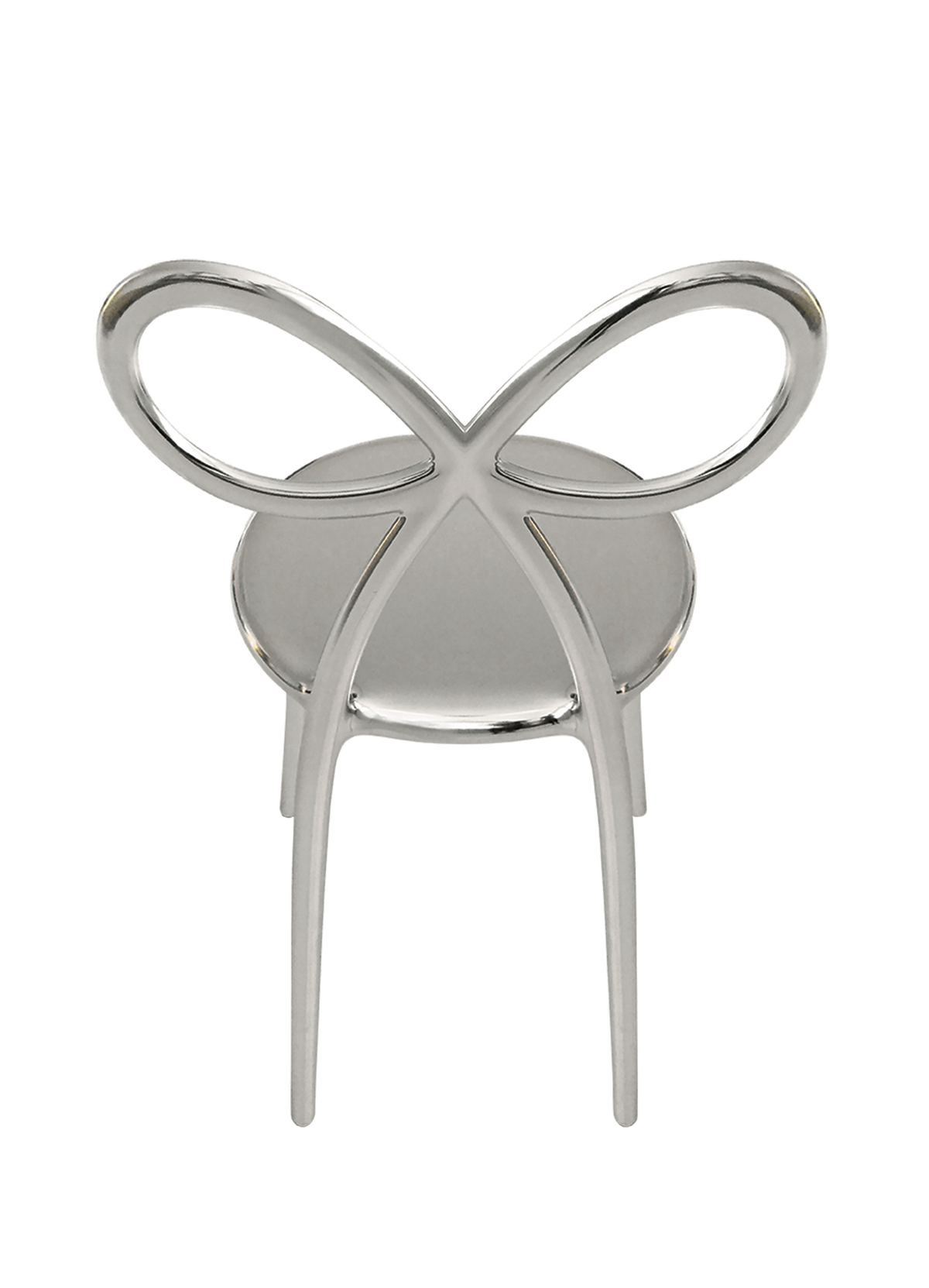 Krzesło RIBBON srebrny Qeeboo Eye on Design