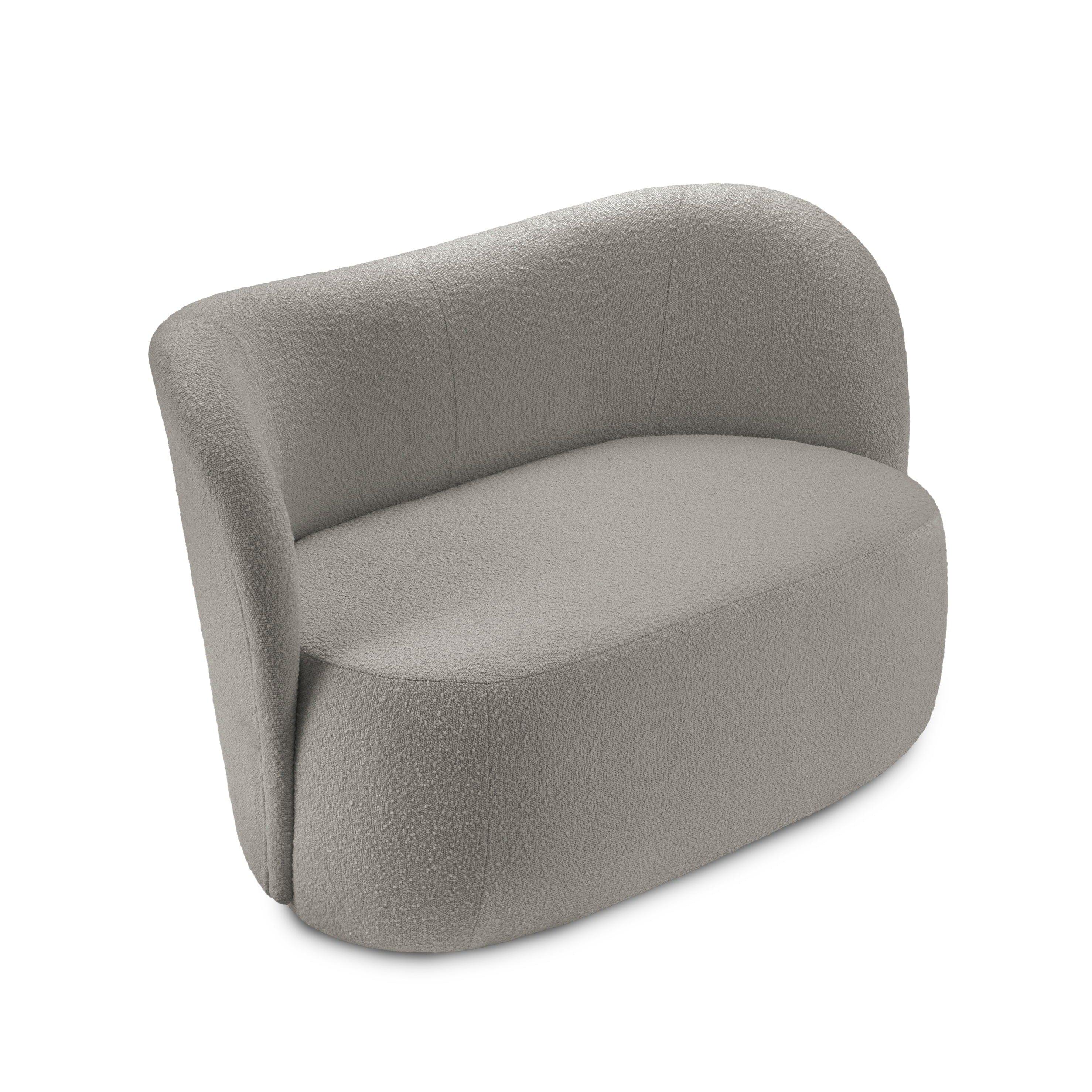 Sofa 2-osobowa SAAMIT boucle szary Micadoni Eye on Design