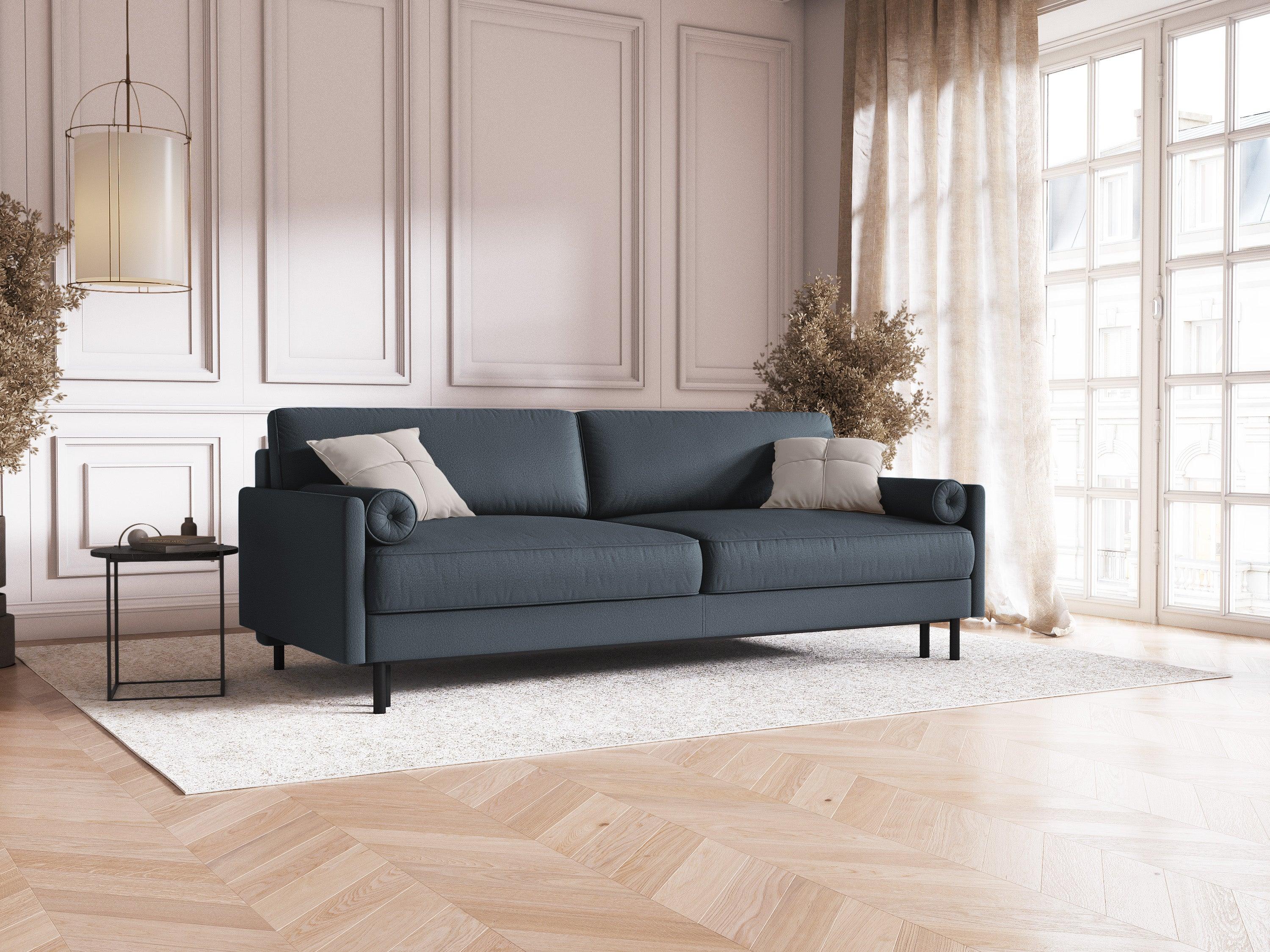 Sofa z funkcją spania SCOTT niebieski Micadoni Eye on Design