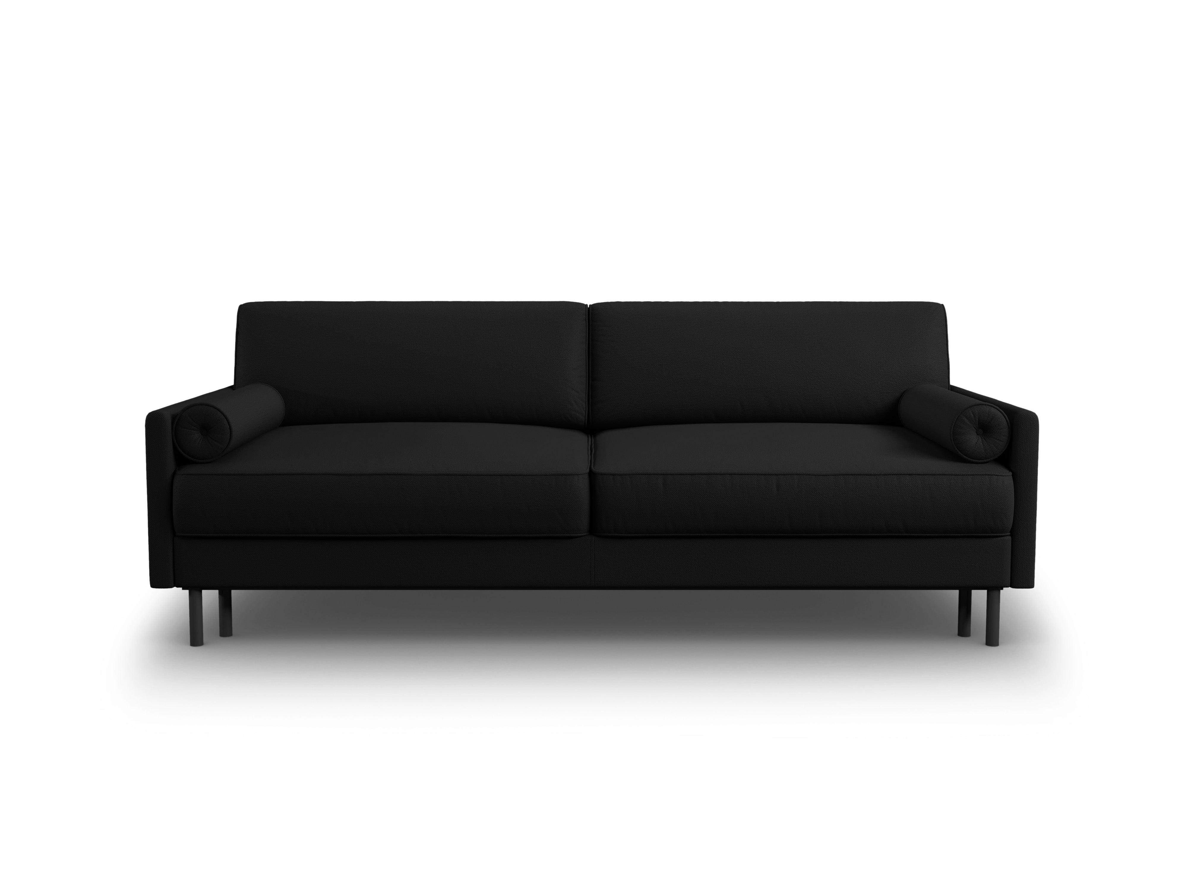 Sofa z funkcją spania SCOTT czarny Micadoni Eye on Design