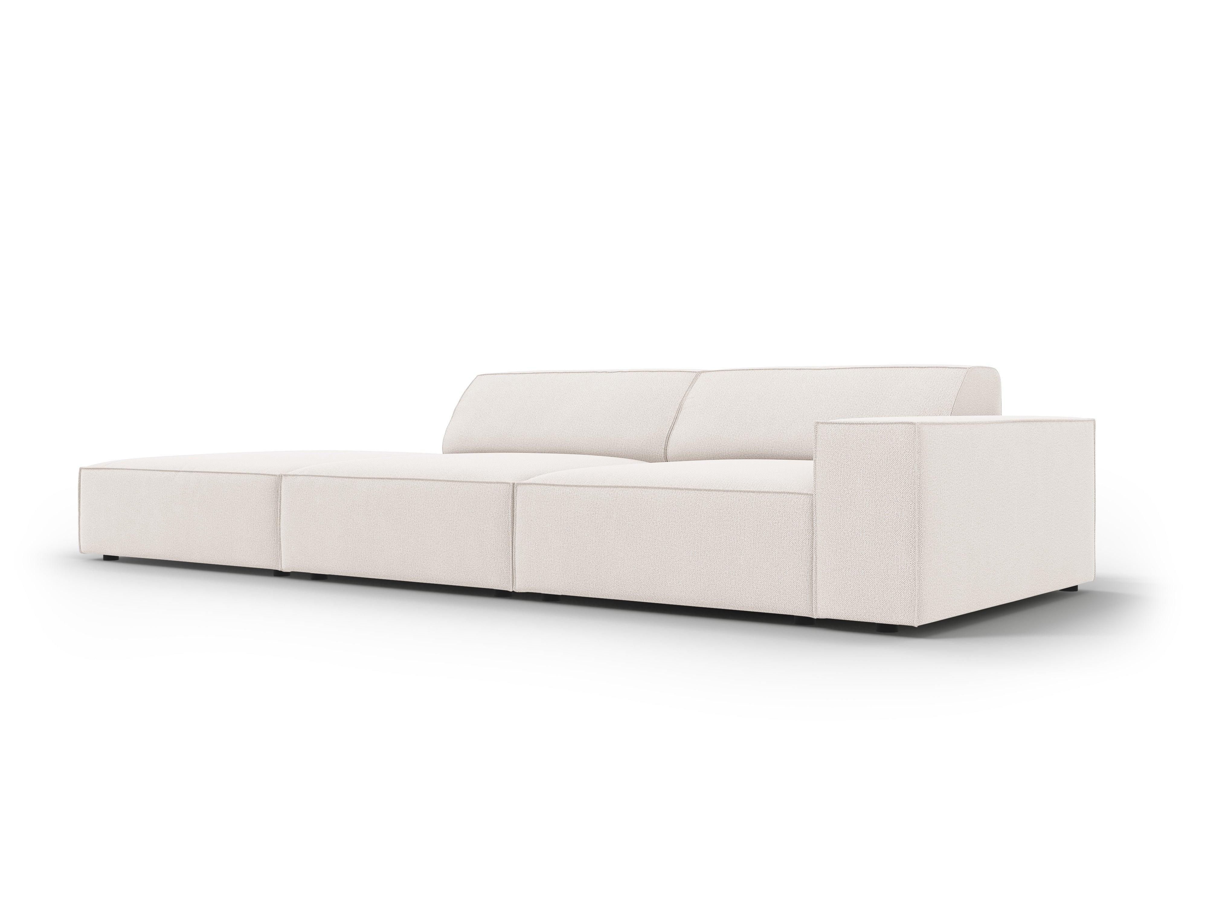 Sofa lewostronna 3-osobowa JODIE jasnobeżowy Micadoni Eye on Design