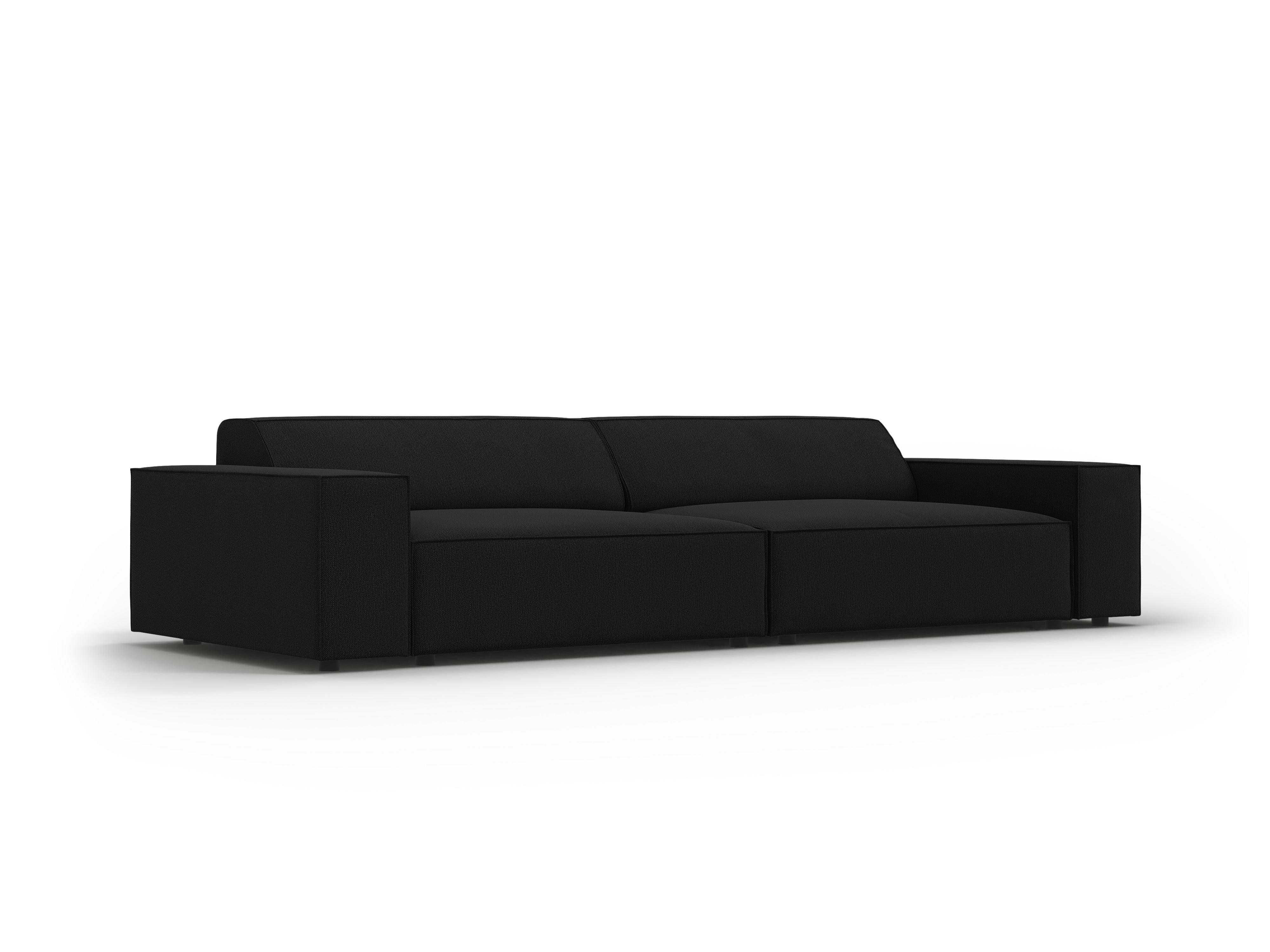 Sofa 3-osobowa JODIE czarny Micadoni Eye on Design