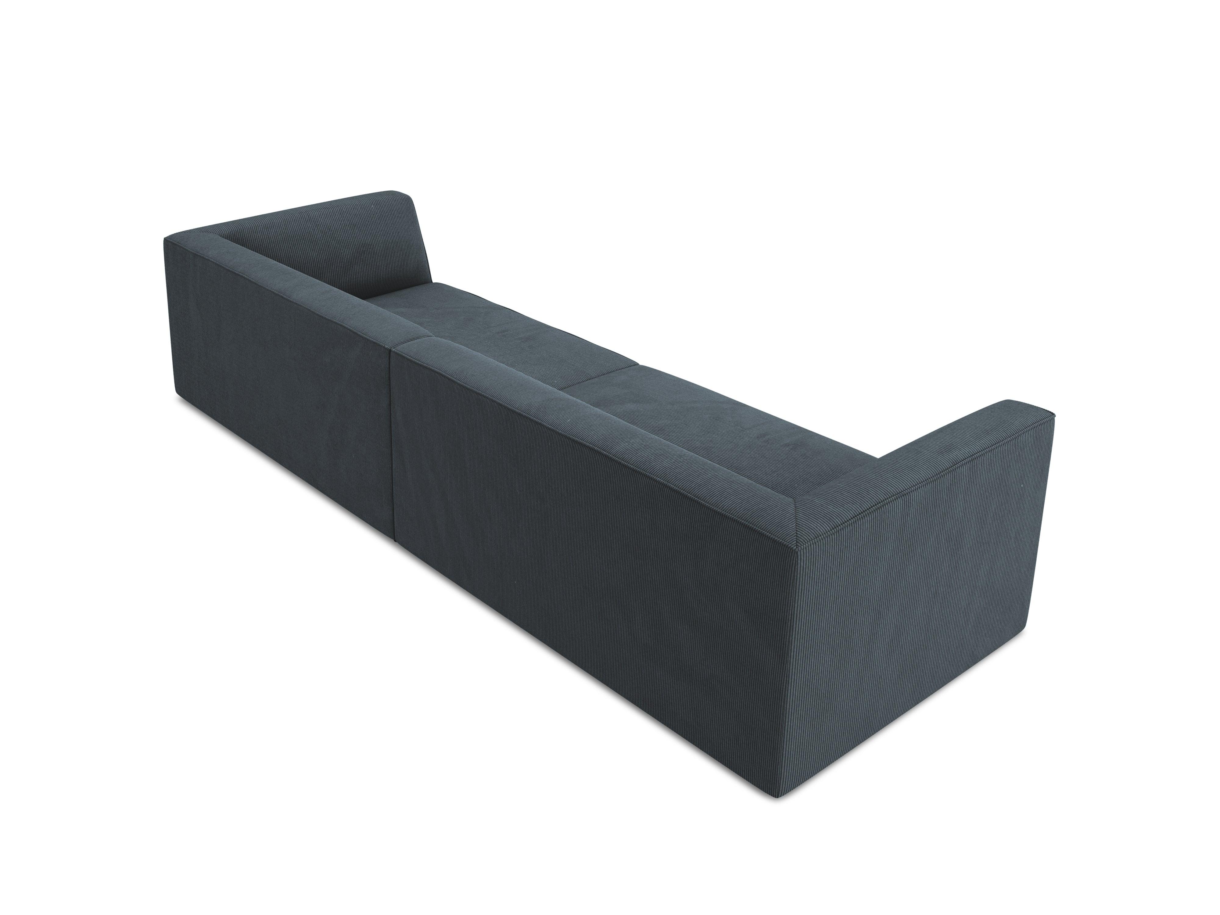 Sofa sztruksowa RUBY niebieski Micadoni Eye on Design