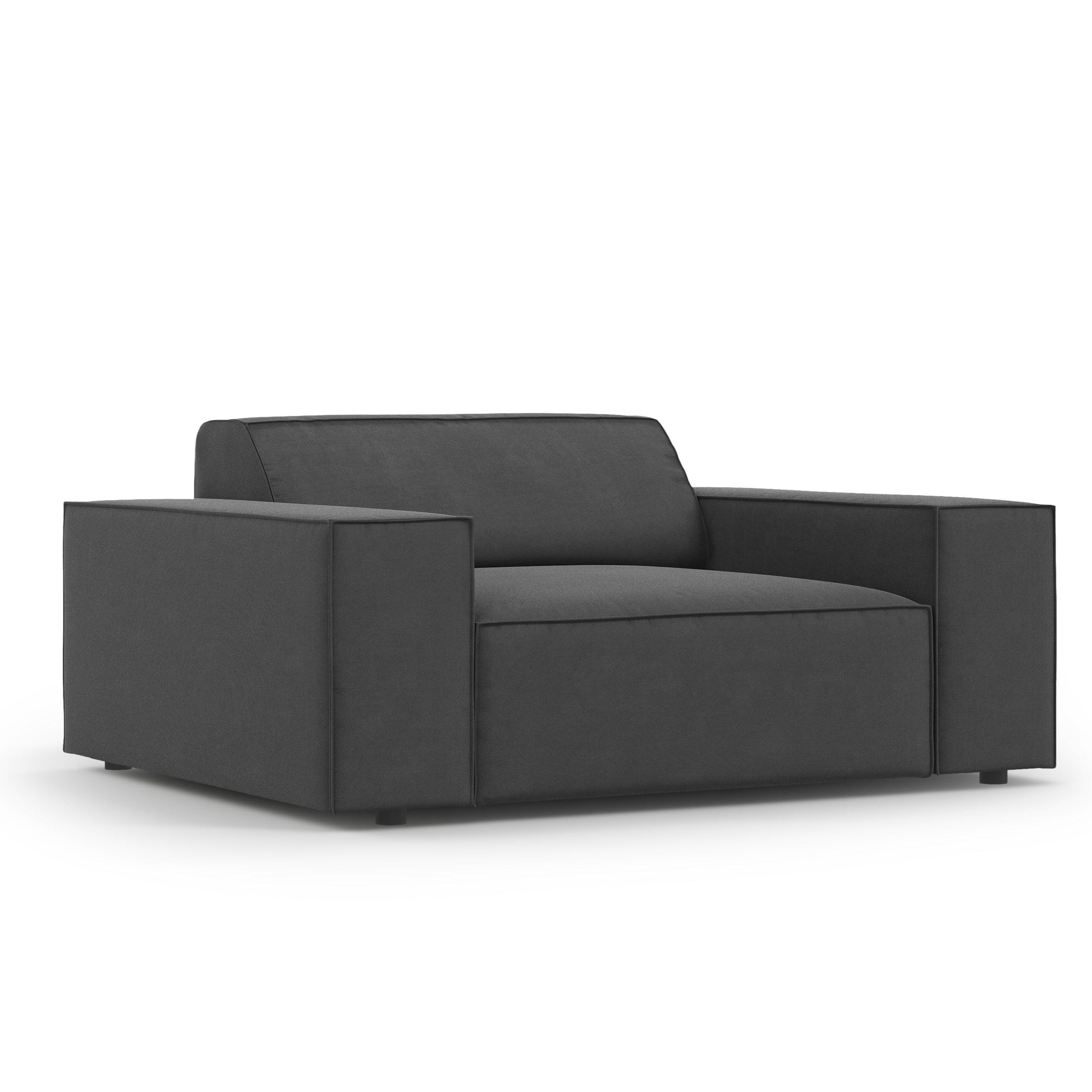 Fotel aksamitny JODIE ciemnoszary Micadoni Eye on Design