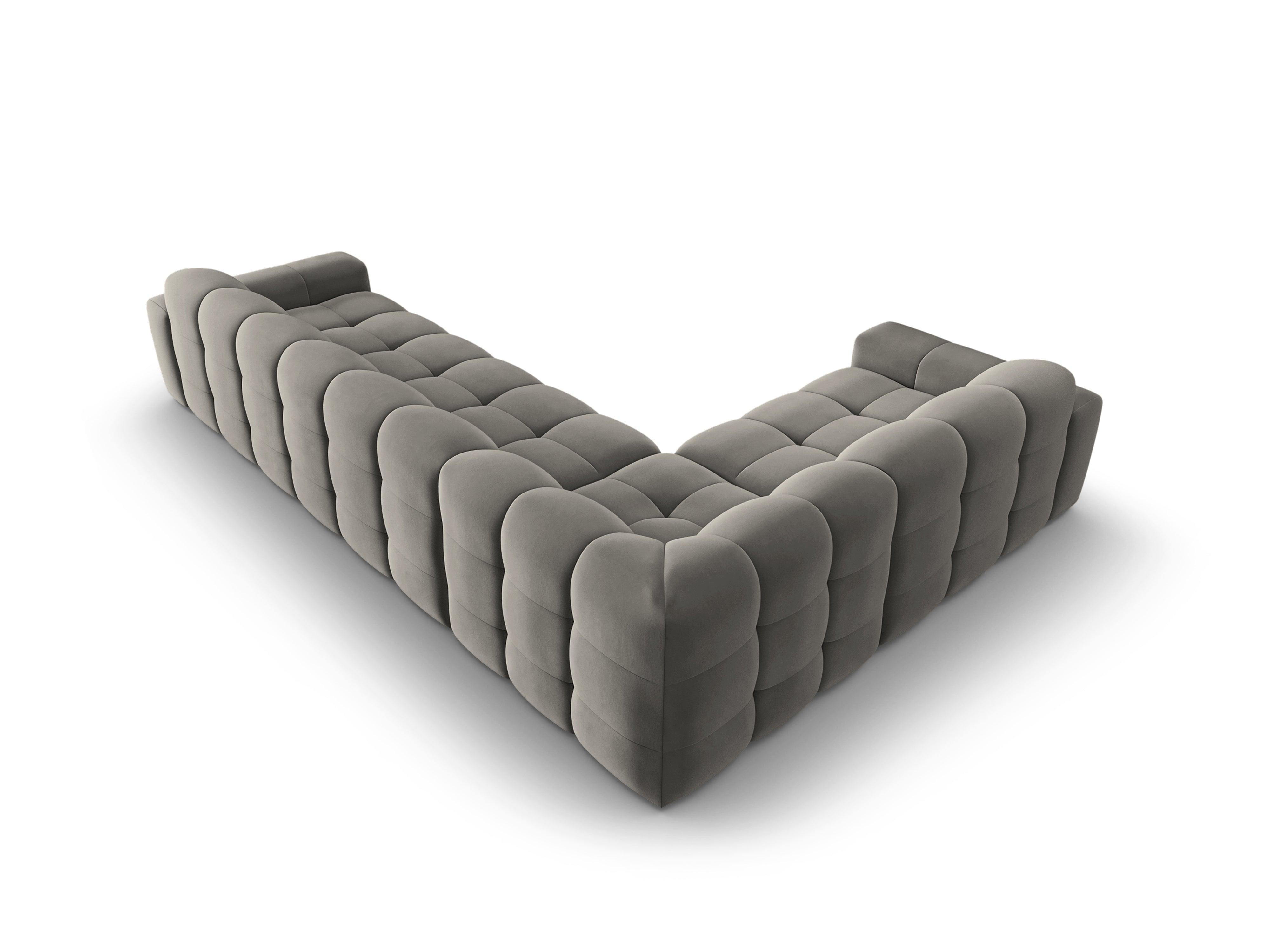 Narożnik lewostronny 6-osobowy KENDAL szary Micadoni Eye on Design